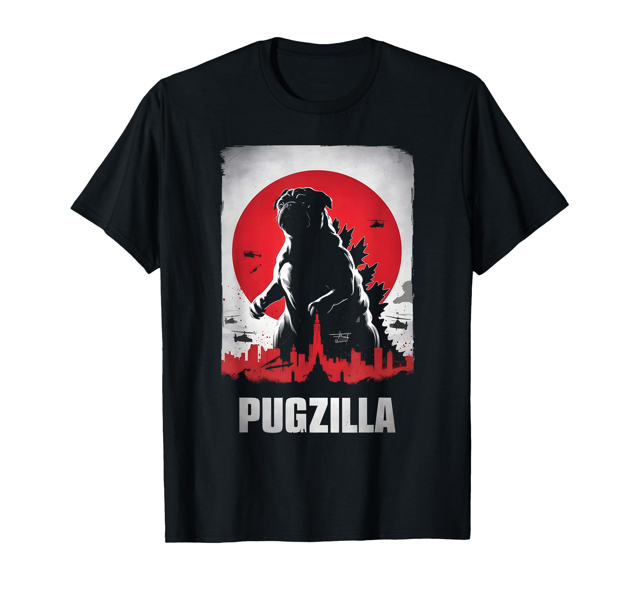 Pugzilla Pug Lover Pug Owner T-Shirt