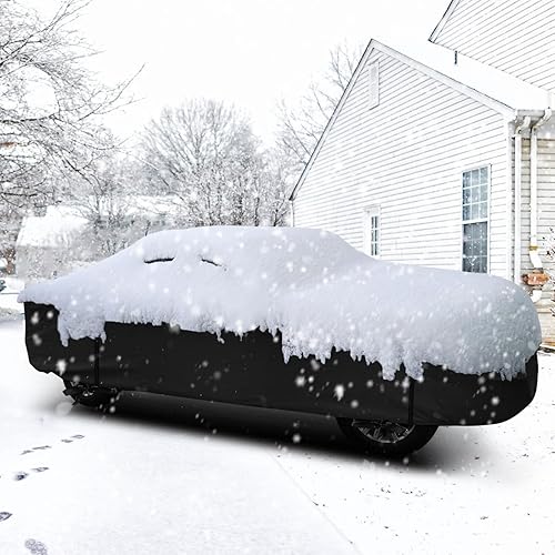 Miniatura 7 de Funda para camioneta Silverado 2500 3500 HD para cama corta de cabina de 6.6 pies, cubiertas de automóvil al aire libre con cremallera, protección