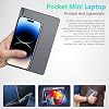Crelander 2-in-1 Mini Laptop 8 Touchscreen Intel N100 Processor 12th Gen 12GB DDR5 RAM 512GB M.2 SSD 30W PD Charging Wi-Fi 6 BT5.2 Keyboard