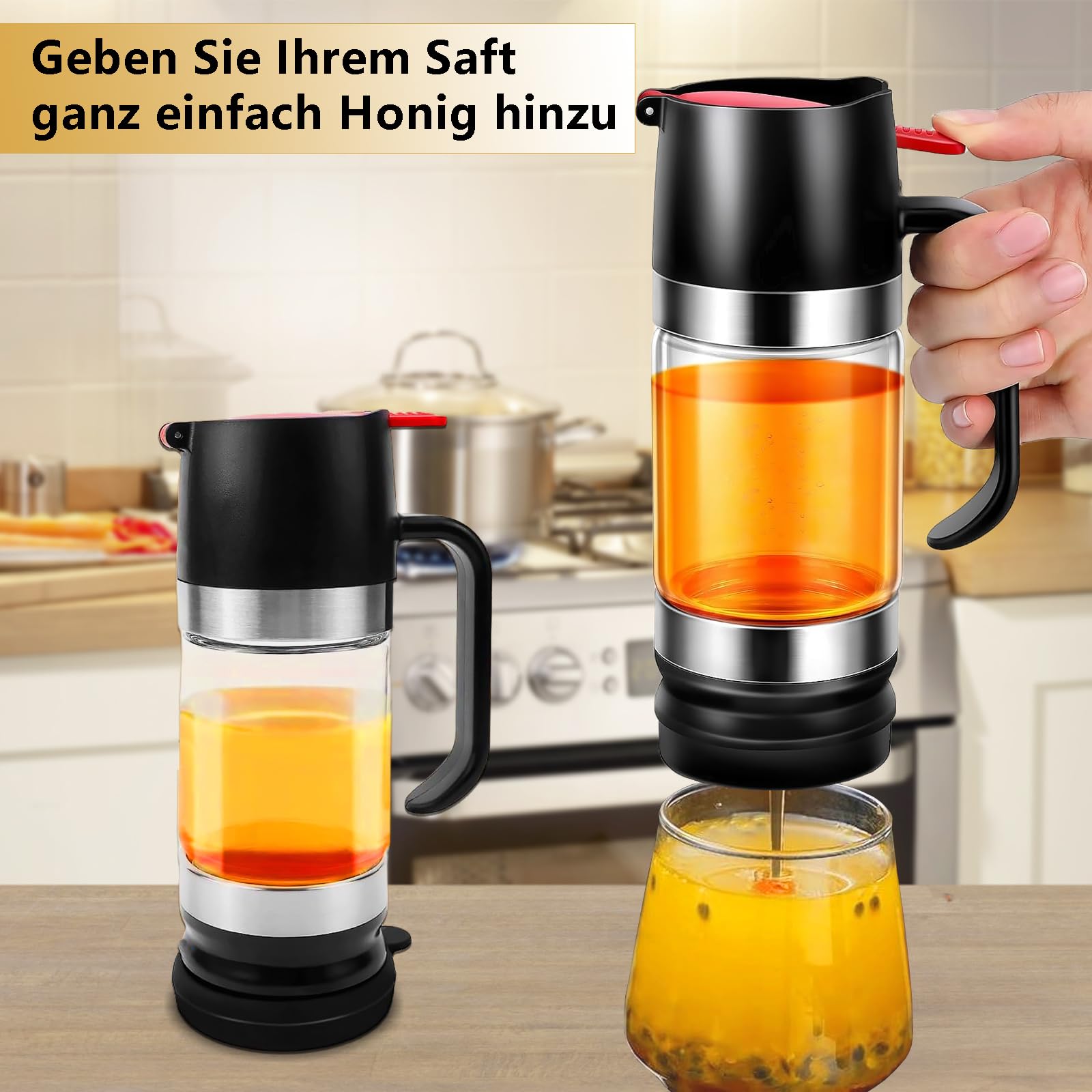 Distributeur De Miel Liquide Distributeur De Miel En Verre MosQler 300 Ml - Anti-goutte, Avec Poignée - Pour Miel, Sirop, Confiture Distributeur De Miel Pour Café Distributeur De Miel Liquide Distributeur De Miel En Verre MosQler 300 Ml - Anti-goutte, Avec Poignée - Pour Miel, Sirop, Confiture Distributeur De Miel Pour Café