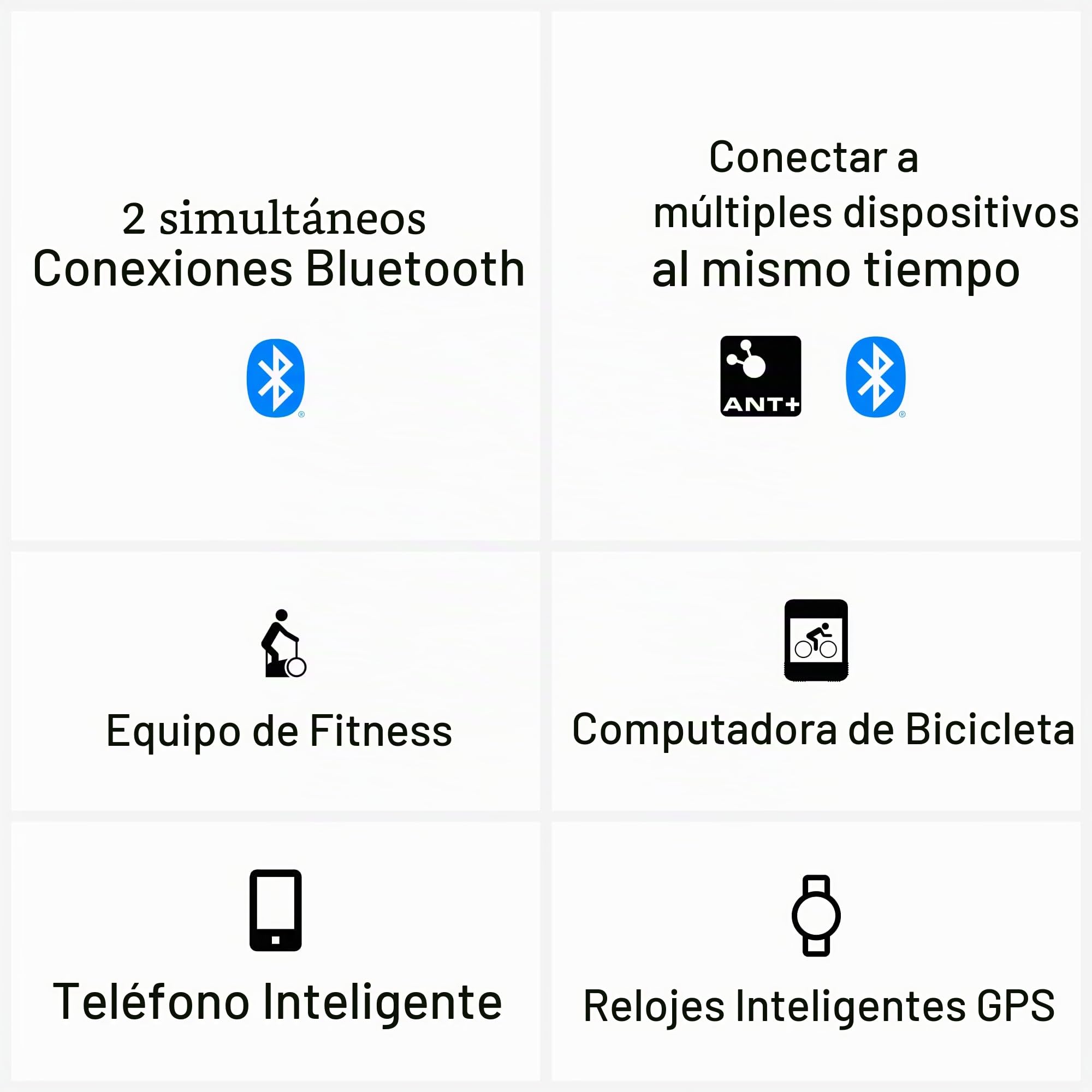 Sensor de frecuencia cardíaca Polar H10, Ant+, Bluetooth, ECG, Sensor de frecuencia cardíaca Resistente al Agua con Correa para el Pecho