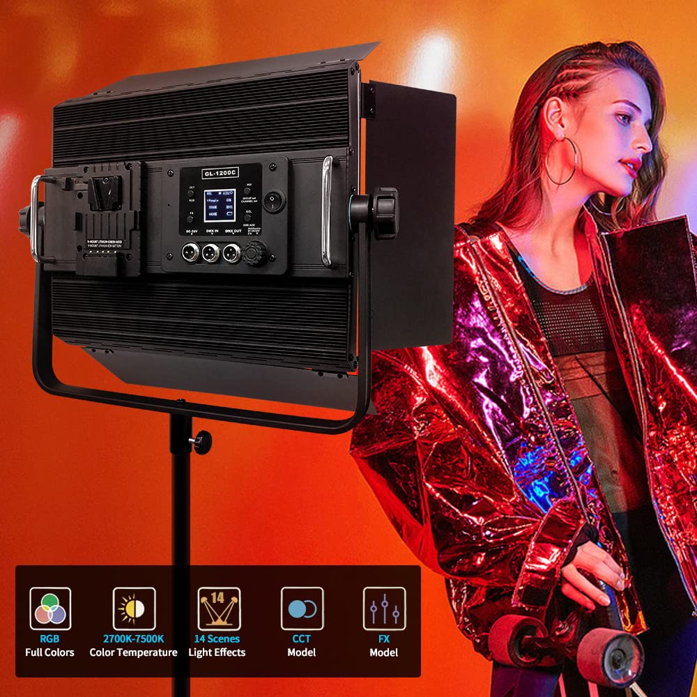 Panneau LED BTFOOR 240 LED 42W Pour Studio Photo – Avec Télécommande – Noir