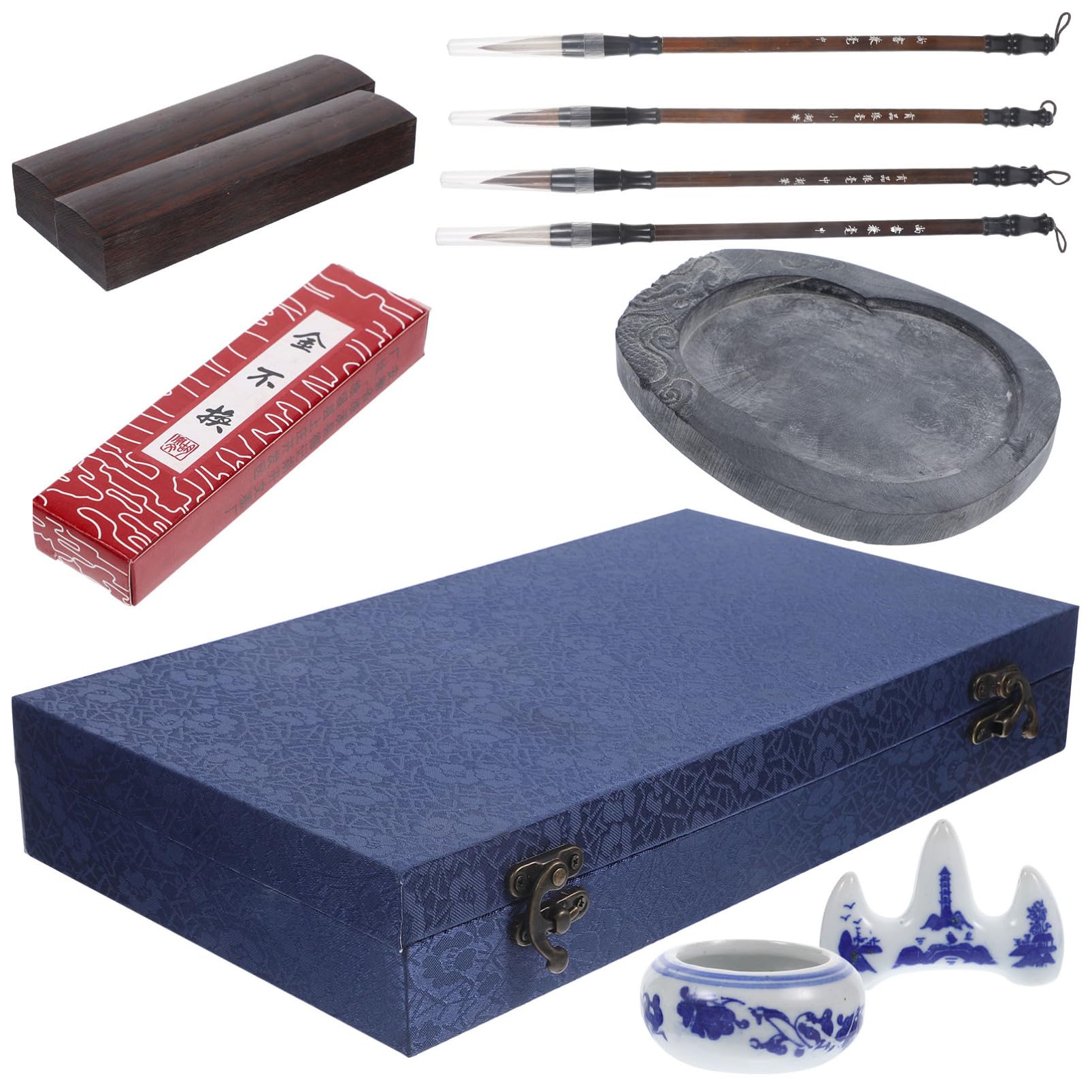 Artibetter Pinceau à Encre pour Écrire, Bois, Léger et Portable, 1 Set