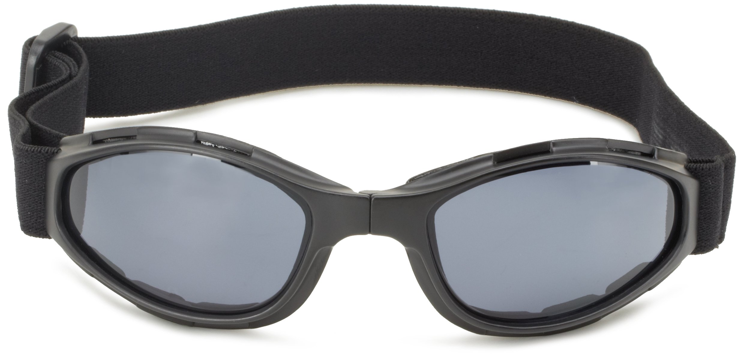 Bobster Crossfire Small Folding Goggles Black Frame Smoked Anti