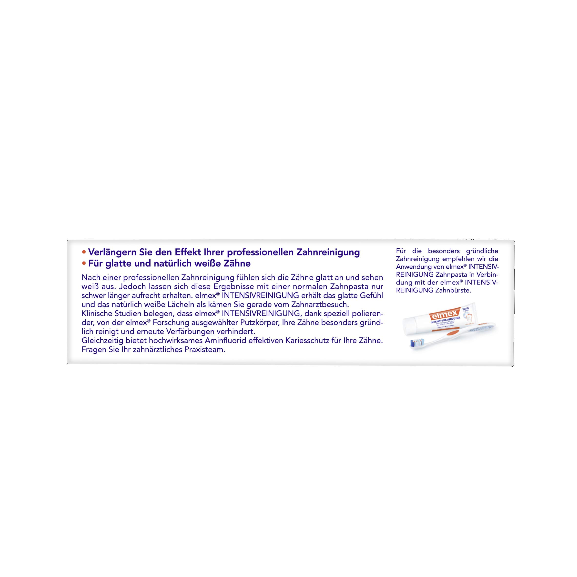 elmex Dentifricio pulizia intensiva, confezione da 6 (6 x 50 ml)