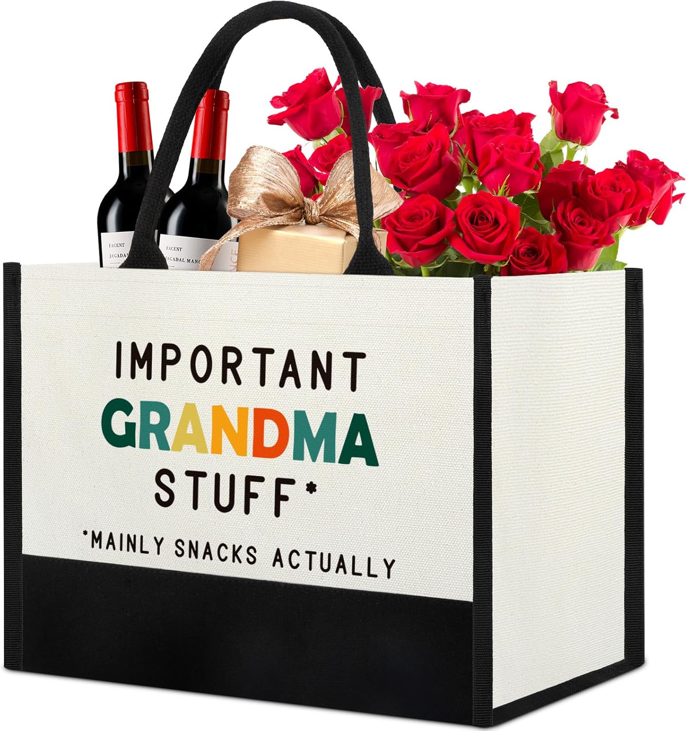Gifts for Grandma Mothers Day, Great Grandma Gift for Birthday, Grandma Shopping Tote Bag, New Grandma Gift Ideas for Grandmother, First Time Grandma Gifts 2025, Best Grandma Nana Grocery Utility Bag Grandma Stuff