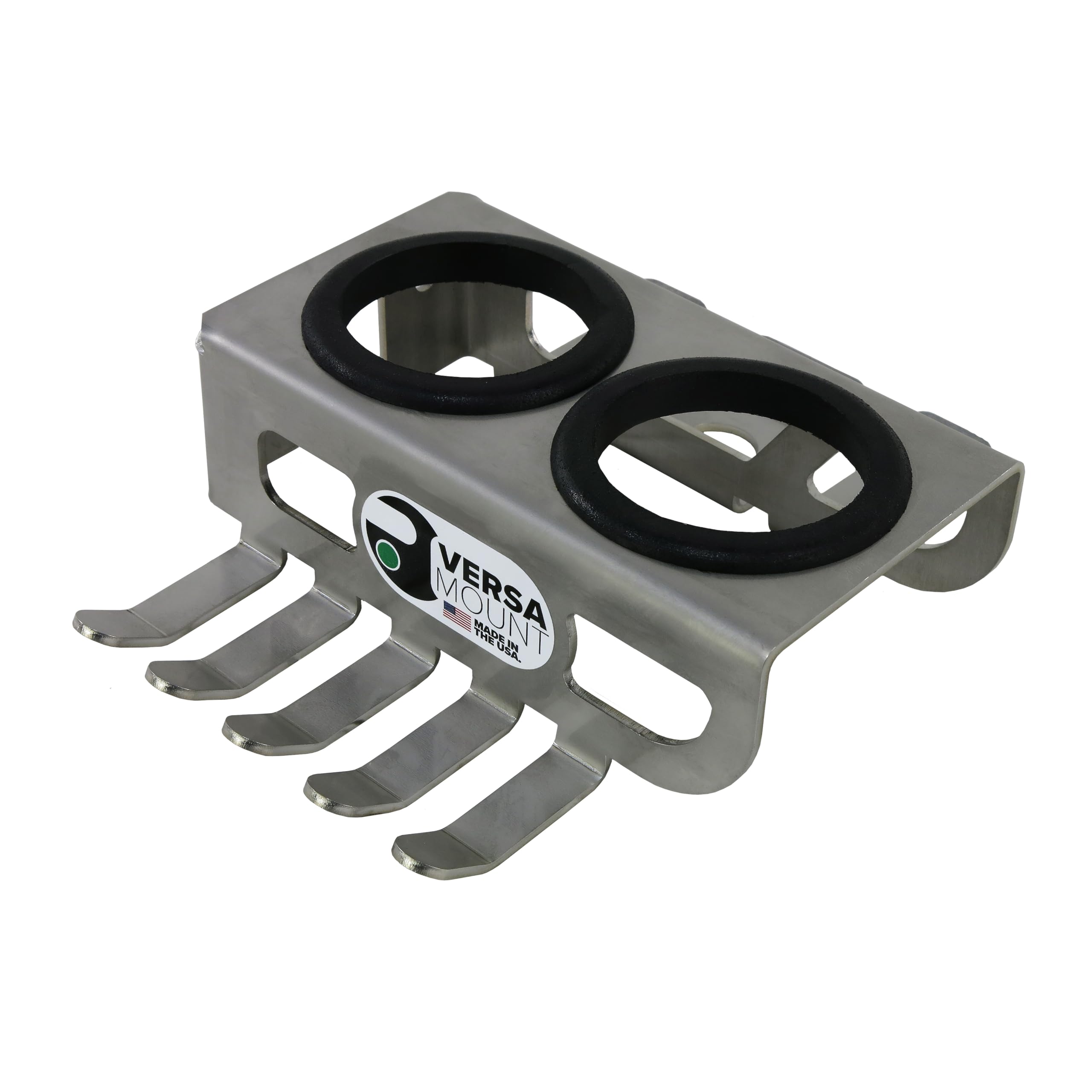 Trick-Tools Versa-Mount Stainless Steel Hammer Hanger, Air Tool and Clamp Organizer