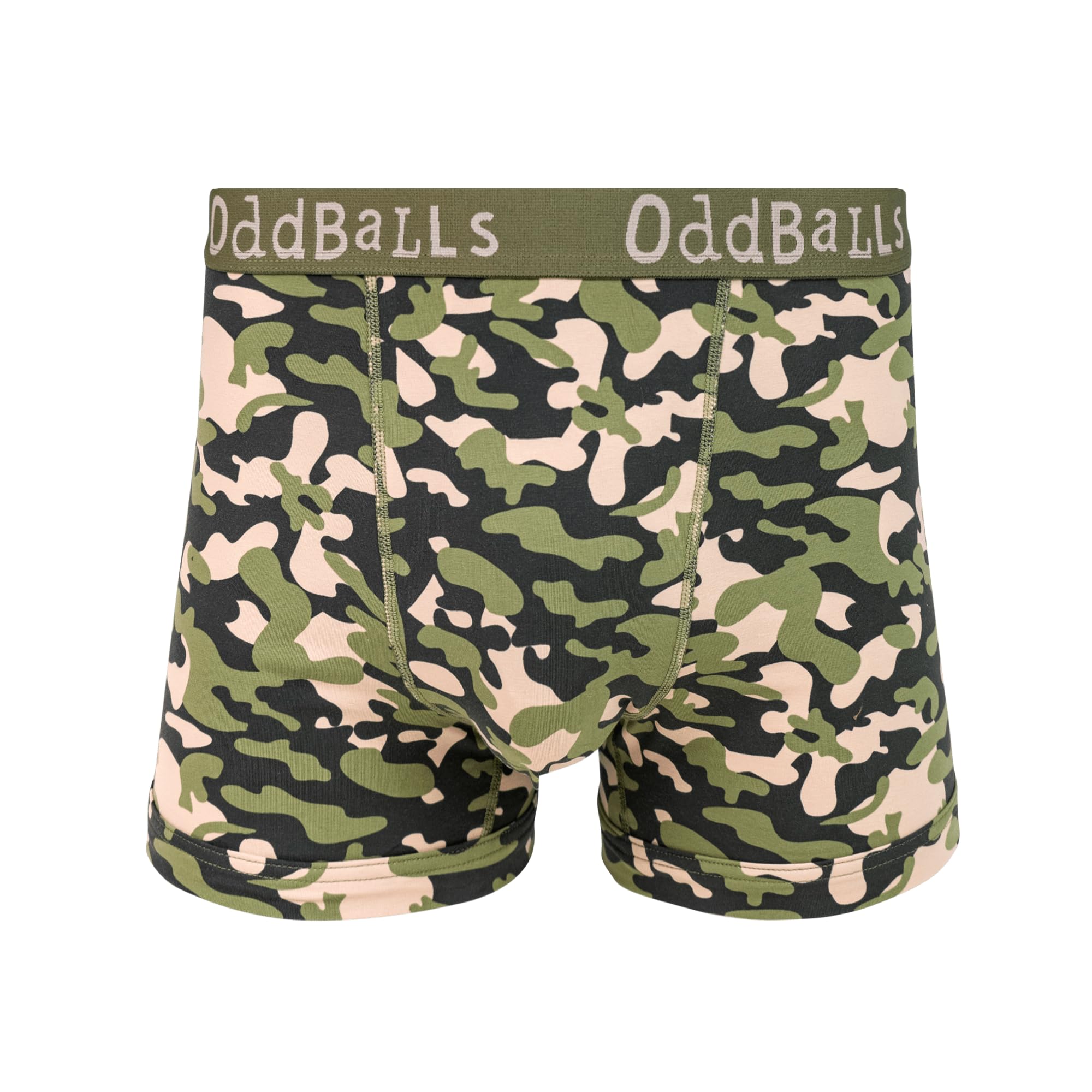 Oddballs Men's Commando Boxers – 1 Pack, Classic Fit Cotton Boxer Shorts, Underwear With Elastic Waistband – Breathable, Soft Boxer Briefs (Uk, Alpha, 3XL, Regular, Regular, )