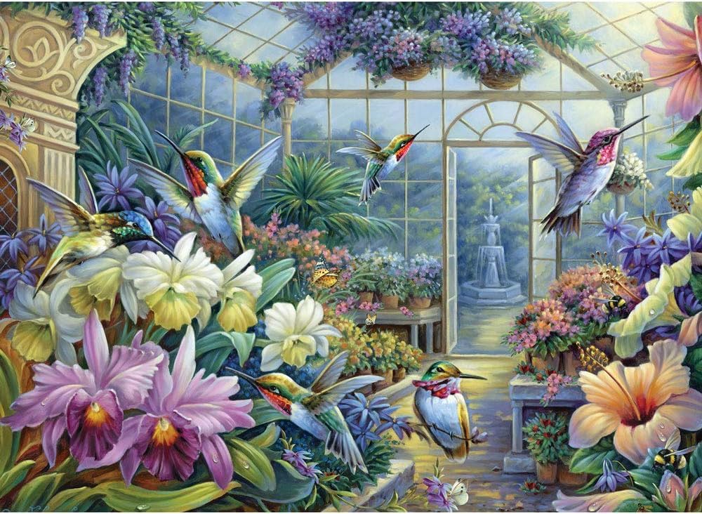 Amazon.com: Bits and Pieces “Antique Greenhouse” Jigsaw Puzzle by