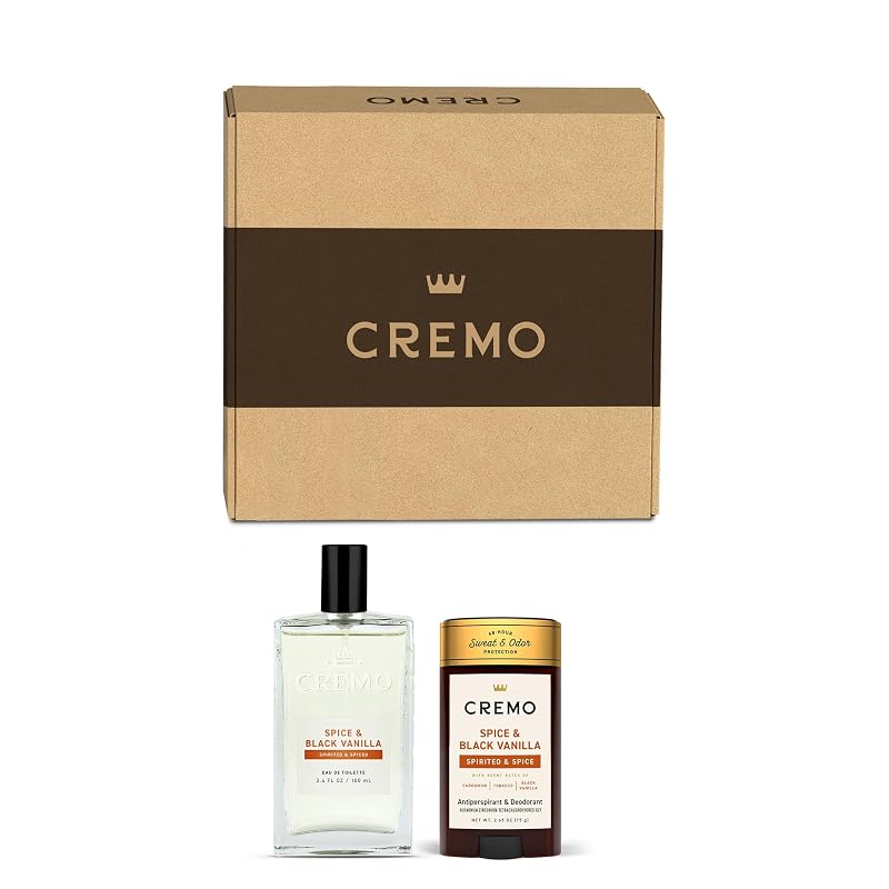 Conjunto-presente Cremo Spice & Black Vanilla com colônia e antitranspirante
