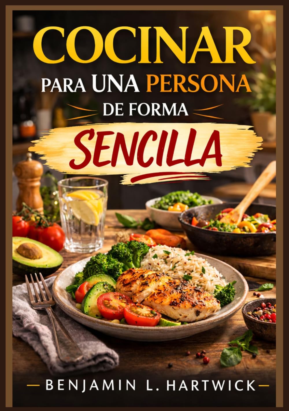 Cocinar para una persona de forma sencilla: Una guía práctica para preparar comidas nutritivas y económicas para una persona. (Serie de Fundamentos Culinarios de Benjamin L. Hartwick)