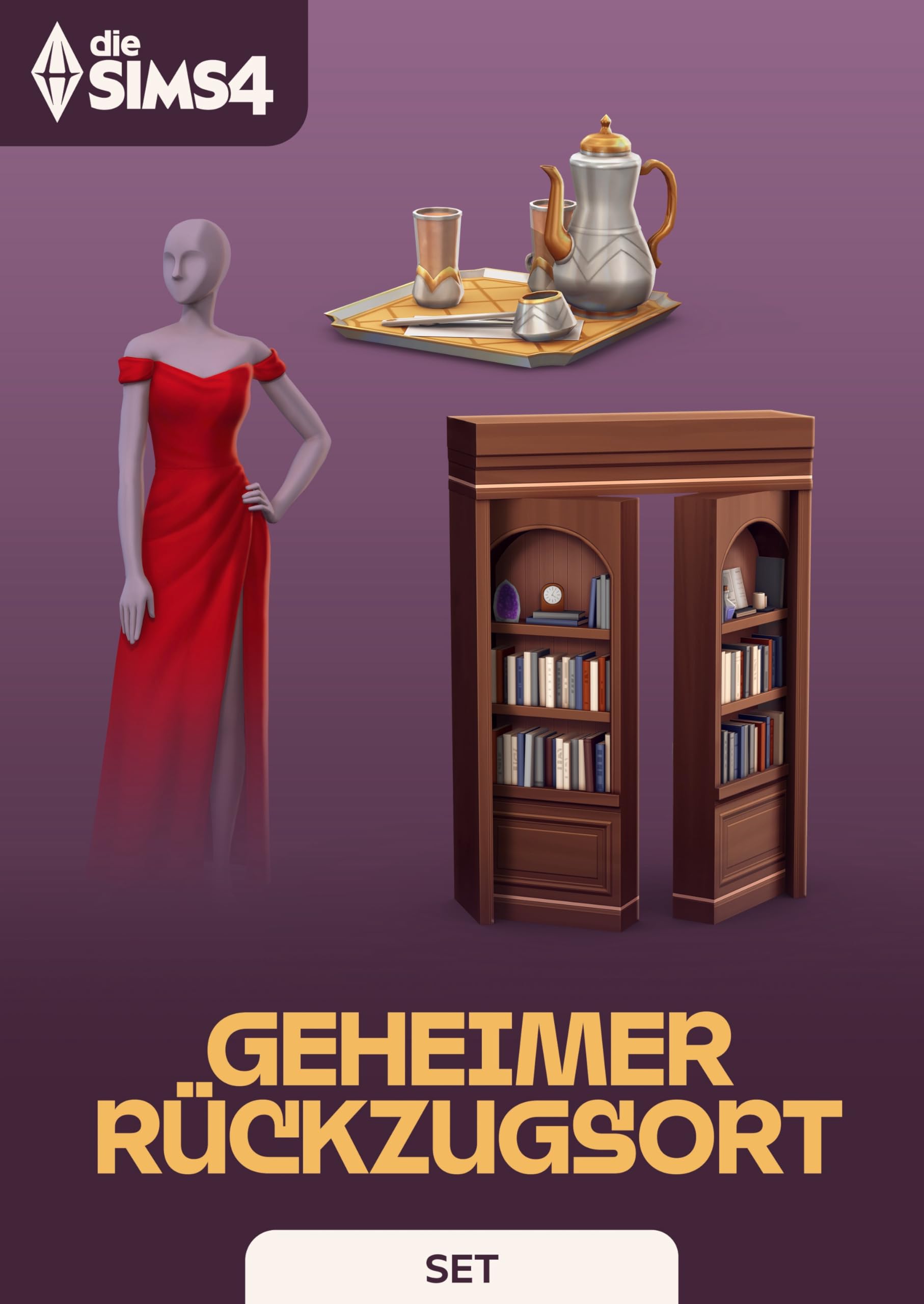 Die Sims 4 Geheimer Rückzugsort-Set (KIT 37) PCWin | Download Code EA App - Origin | Deutsch