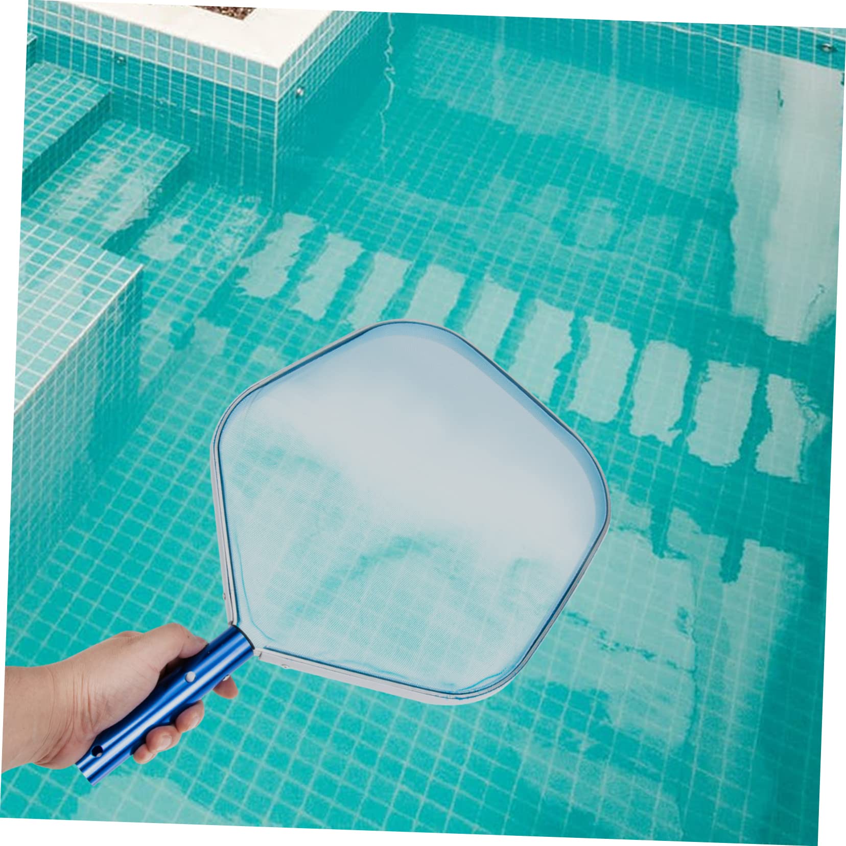 Toyvian Salvamento De Pool Encriptada para Limpieza De Piscina Recogehojas De Malla Fina Limpiador De Estanques De Aguas Poco Profundas para Uso Jardín