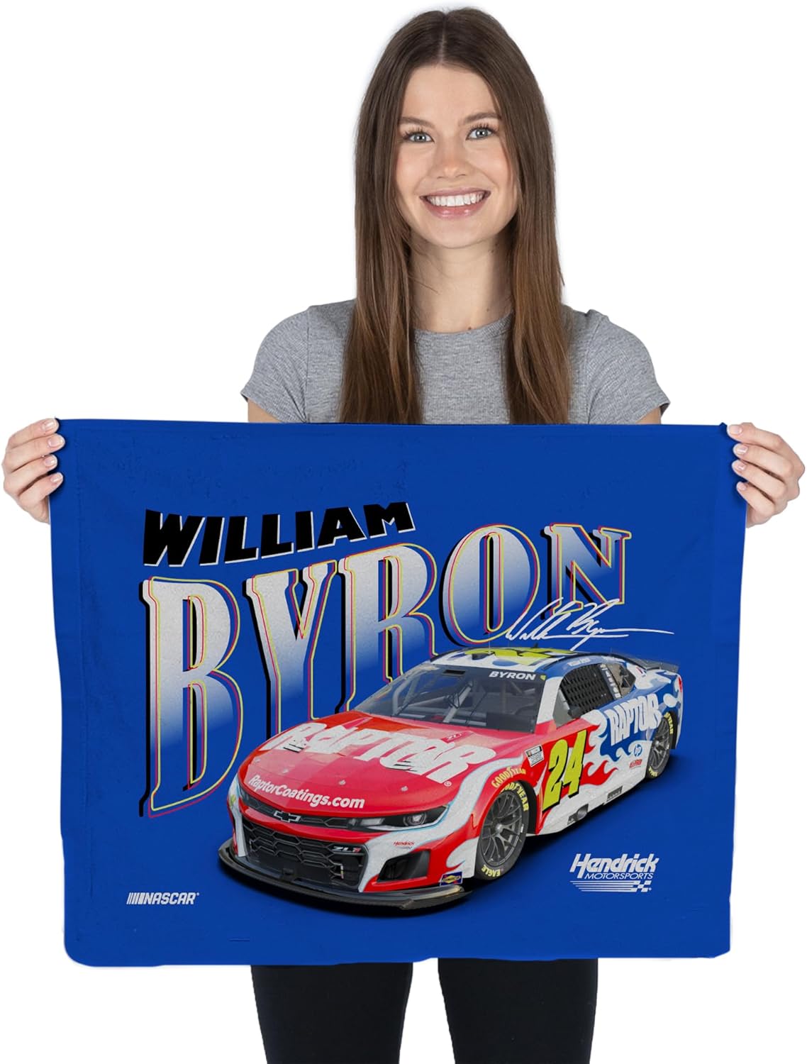 Northwest NASCAR Rally Towel, Lightweight Fan Gear, Wave Ready Stadium Sideline Accessory, 15 x 18 Inch