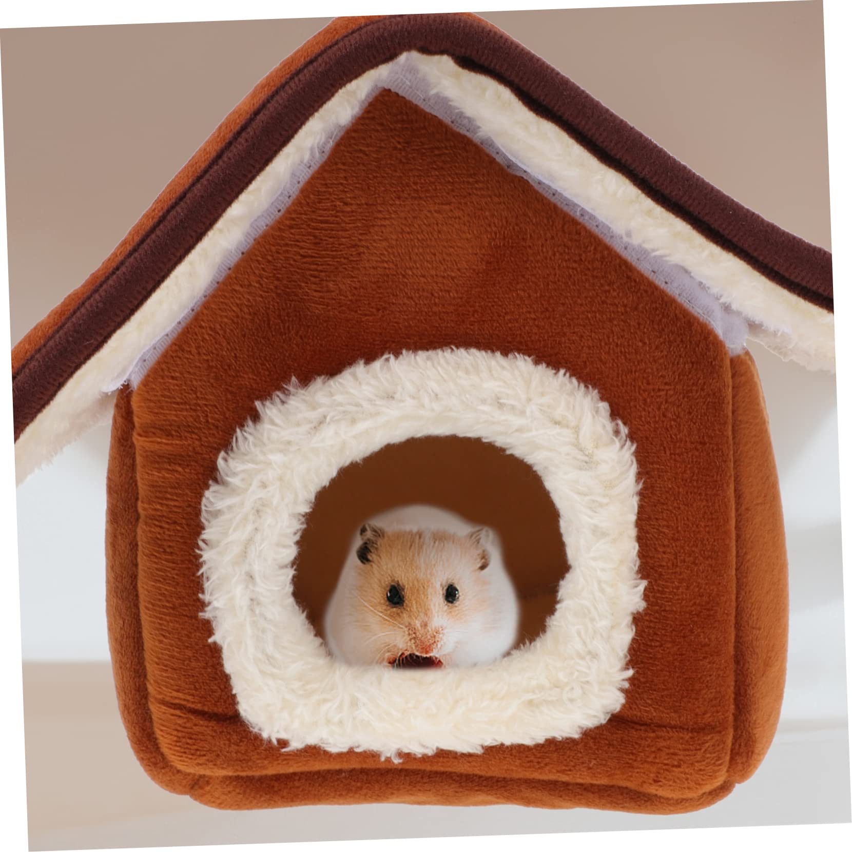 POPETPOP 2 STK Baumwollnest Für Kleine Haustiere Kuschelhüttenzelt Warmer Hamsterkäfig Hamster Lebensraum Bett Rattenhaus Hamsterversteck Hamsterbett Baumwolle Haustierzubehör Kleine Tiere