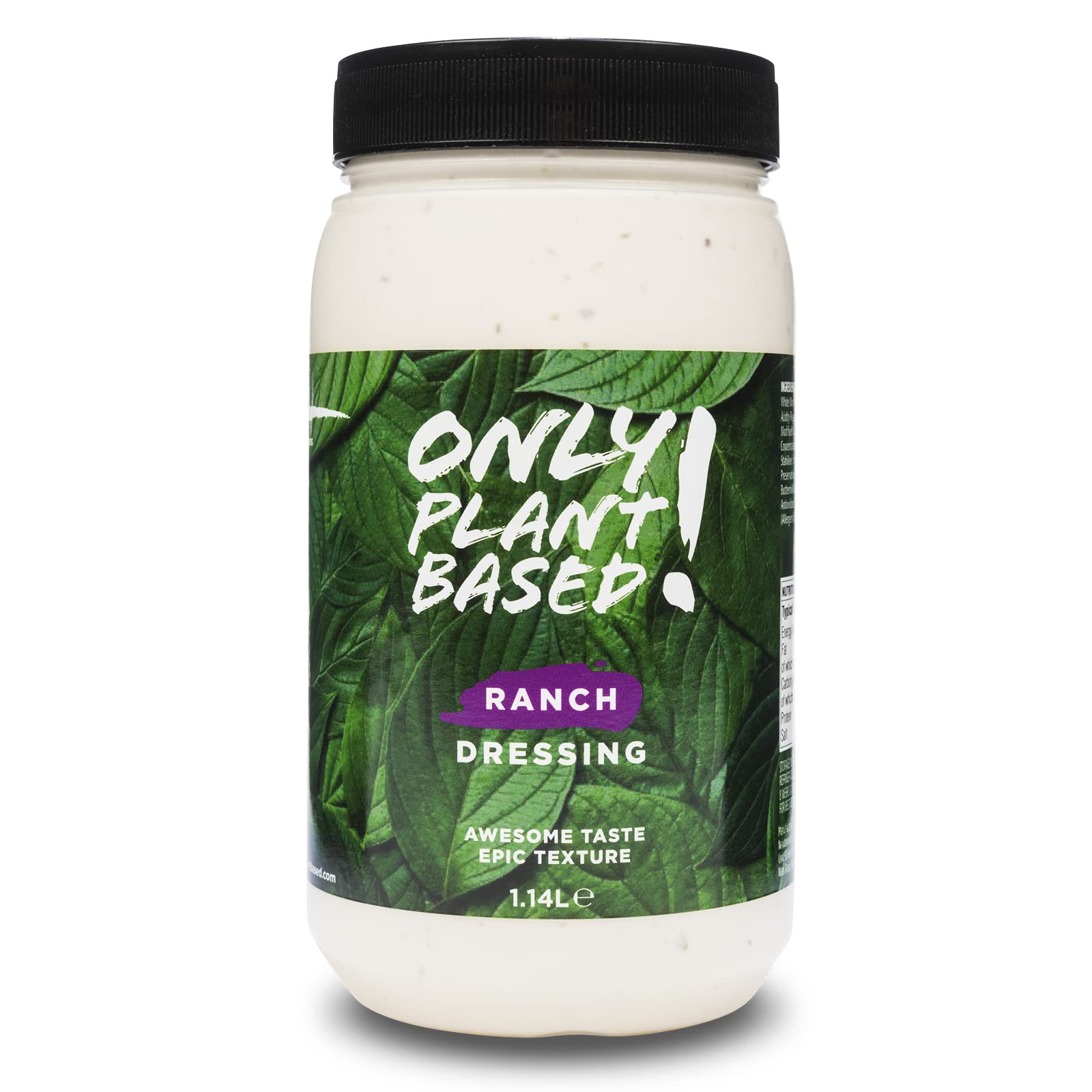 Only! Plant Based Vegan Ranch Dressing 1.14 Litre (Pack of 1)