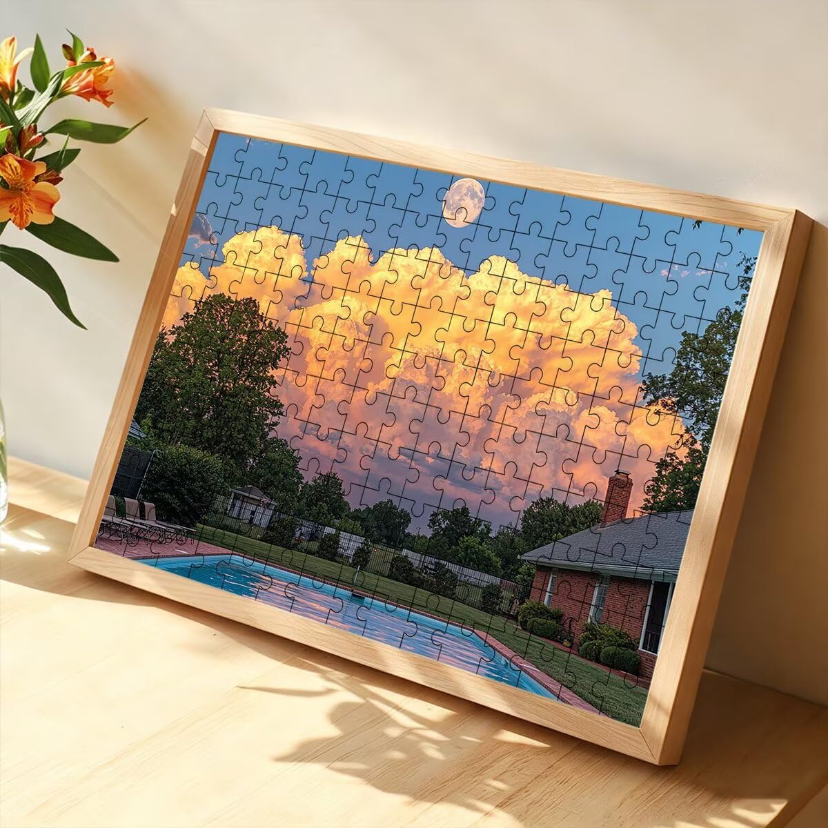 Puzzle 5000 Pieces, Puzzle Cloud, Drewniane Puzzle 156x105cm -1478