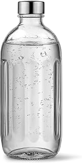 aarke Glass Bottle for Carbonator Pro Machines | Glass | Steeless Steel Cap | Extra Carbonation Bottle | 800ml