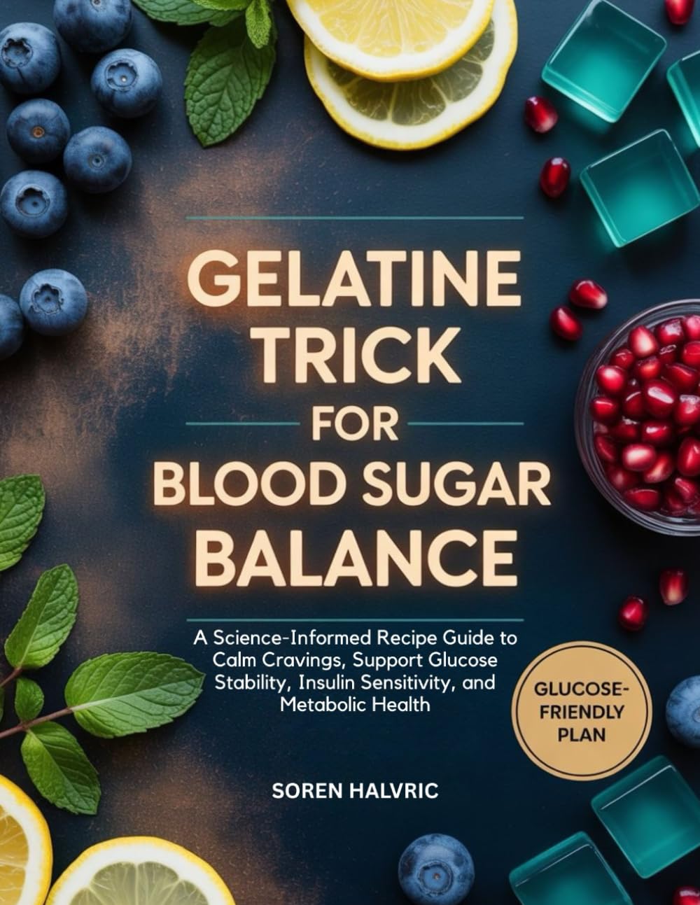GELATINE TRICK FOR BLOOD SUGAR BALANCE: A Science-Informed Recipe Guide to Calm Cravings, Support Glucose Stability, Insulin Sensitivity, and Metabolic Health