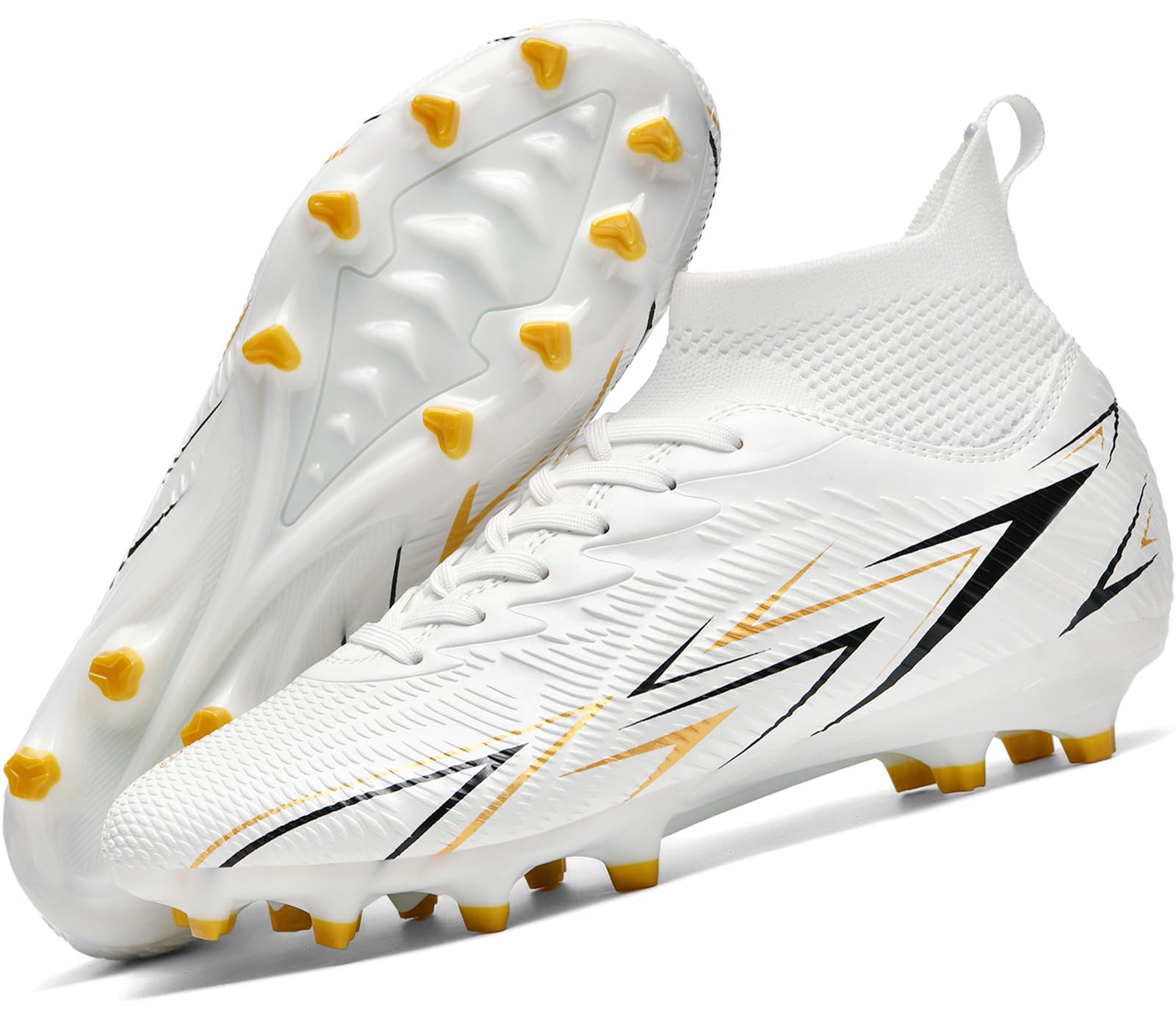 Mens Football Boots Spike High Top Football Shoes Astro Turf Trainers AG FG Soccer Cleats Boys Professional Athletic Shoes — view 7