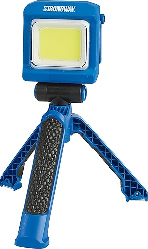 Strongway Trípode recargable con luz de trabajo y banco de energía, 2000 lúmenes, 20 vatios