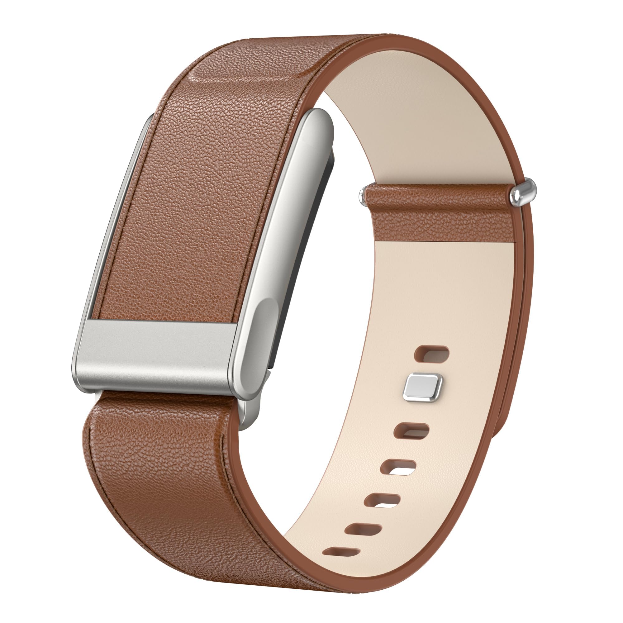 Cinturini pelle Compatibili con WHOOP 5.0/MG Band Cinturino per Donna e Uomo - Morbidi, Traspiranti e Comodi, Cinturini di Ricambio Regolabili - Non Compatibili con Gen 4