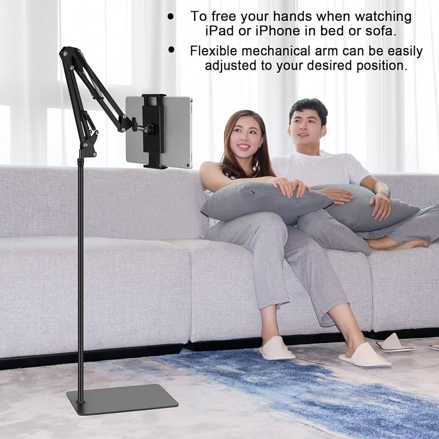 Amazon.co.jp: タブレットフロアスタンド 床置き 寝ながら 調節
