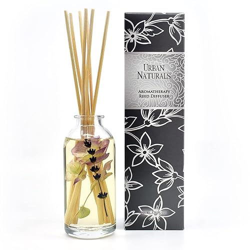 Urban Naturals Garden Lavender Reed Diffuser Oil Set with Reed