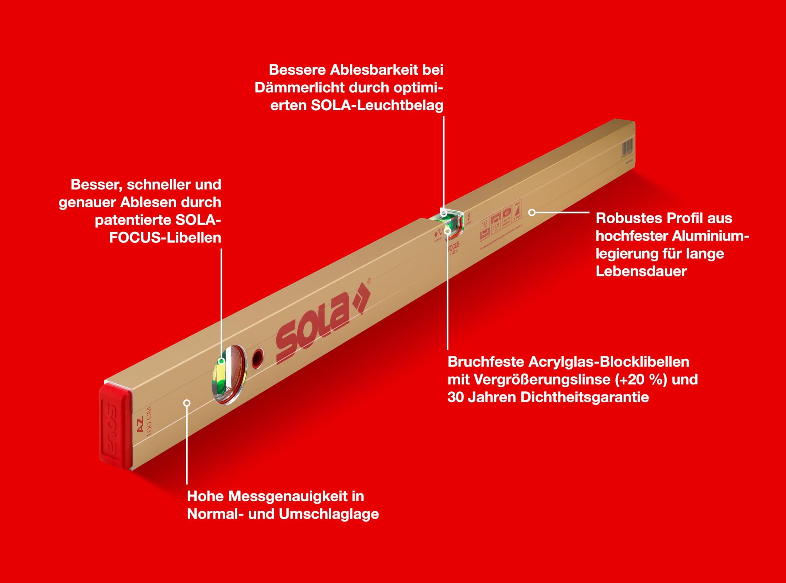 Sola Waterpas AZB 100 cm kopen