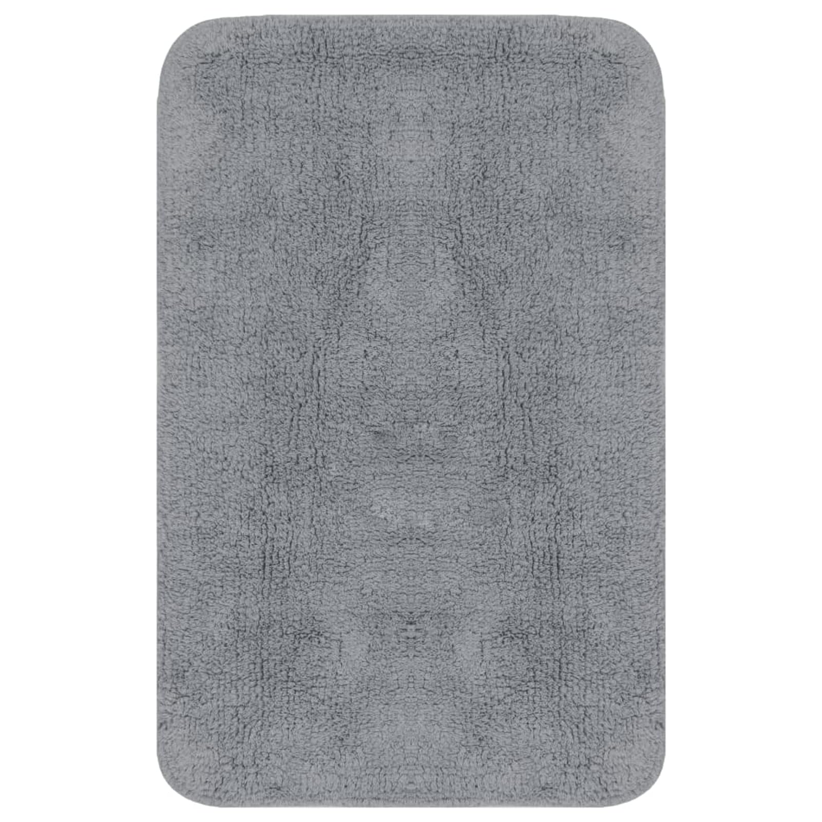 Gecheer Set tappetini Bagno 3 Pezzi, Tessuto Morbido Assorbente, Cotone 100%, Base Antiscivolo, 50x78cm, per Bagno casa Doccia