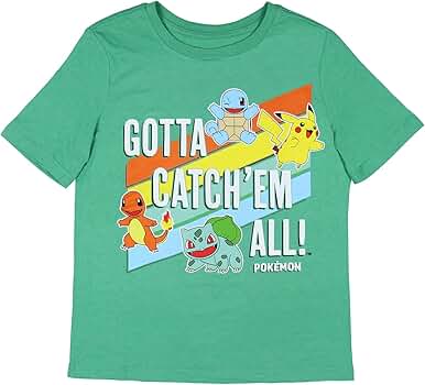 Amazon.com: Pokemon Boys' Gotta Catch'em All Squirtle