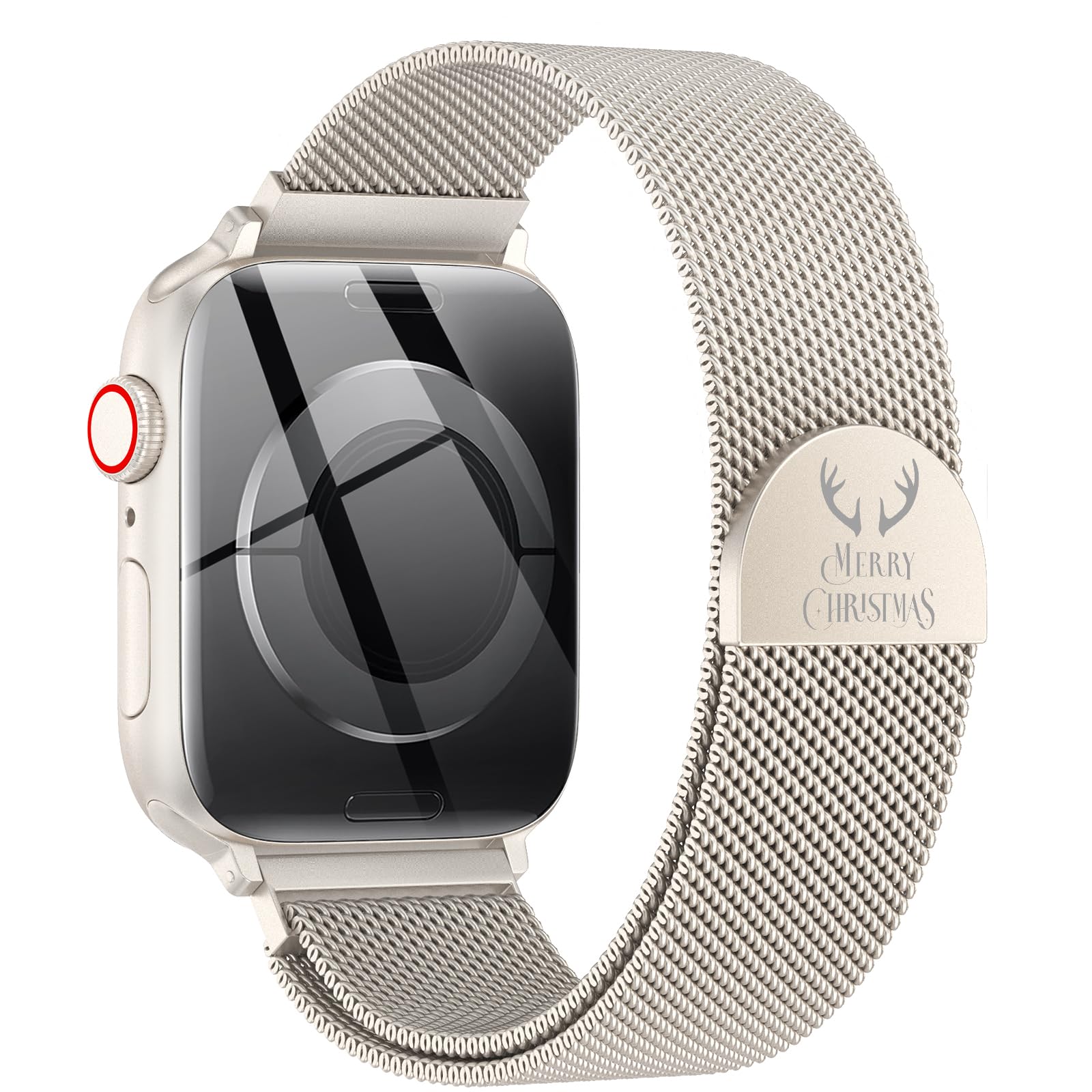 Original Stainless Steel Milanese Loop Compatible with Apple Watch Band 38mm 40mm 41mm 42mm 44mm 45mm 46mm 49mm, Magnetic Clasp Band for iWatch Series 11 10 9 8 7 6 5 4, SE 3 2 1 Ultra3 2, Women &amp; Men
