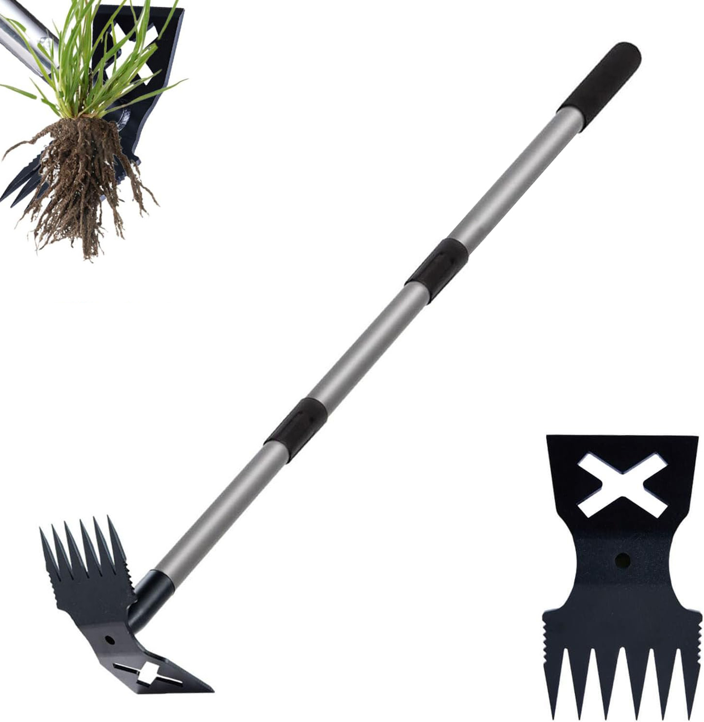Amazon.co.jp: 草取り道具 79cm/116cm/152cm 草刈りレーキ/鍬 草削り