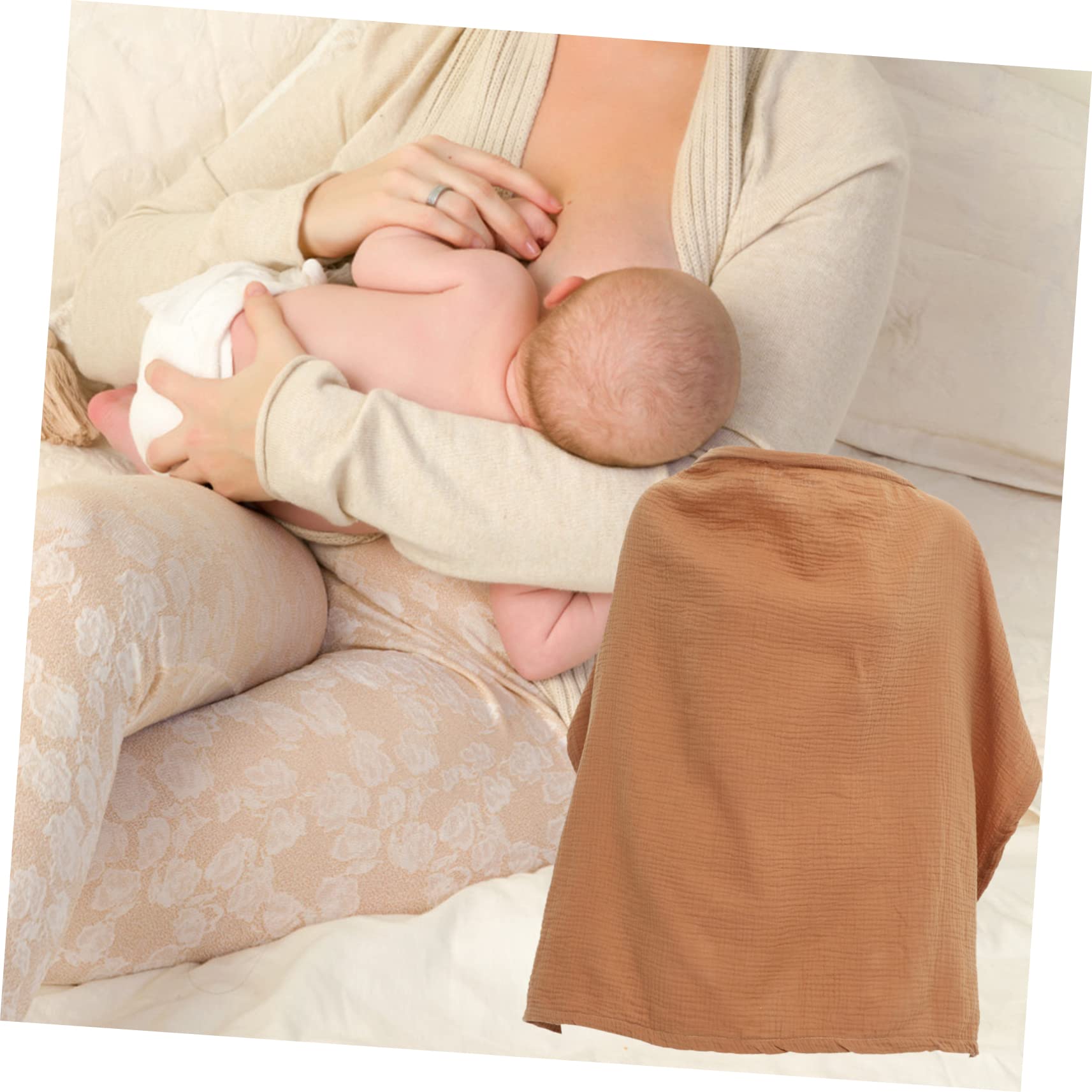 Lot De 3 Couvertures Dallaitement Douces Tablier Dallaitement En Mousseline Pour Bébé En Coton Pour Maman