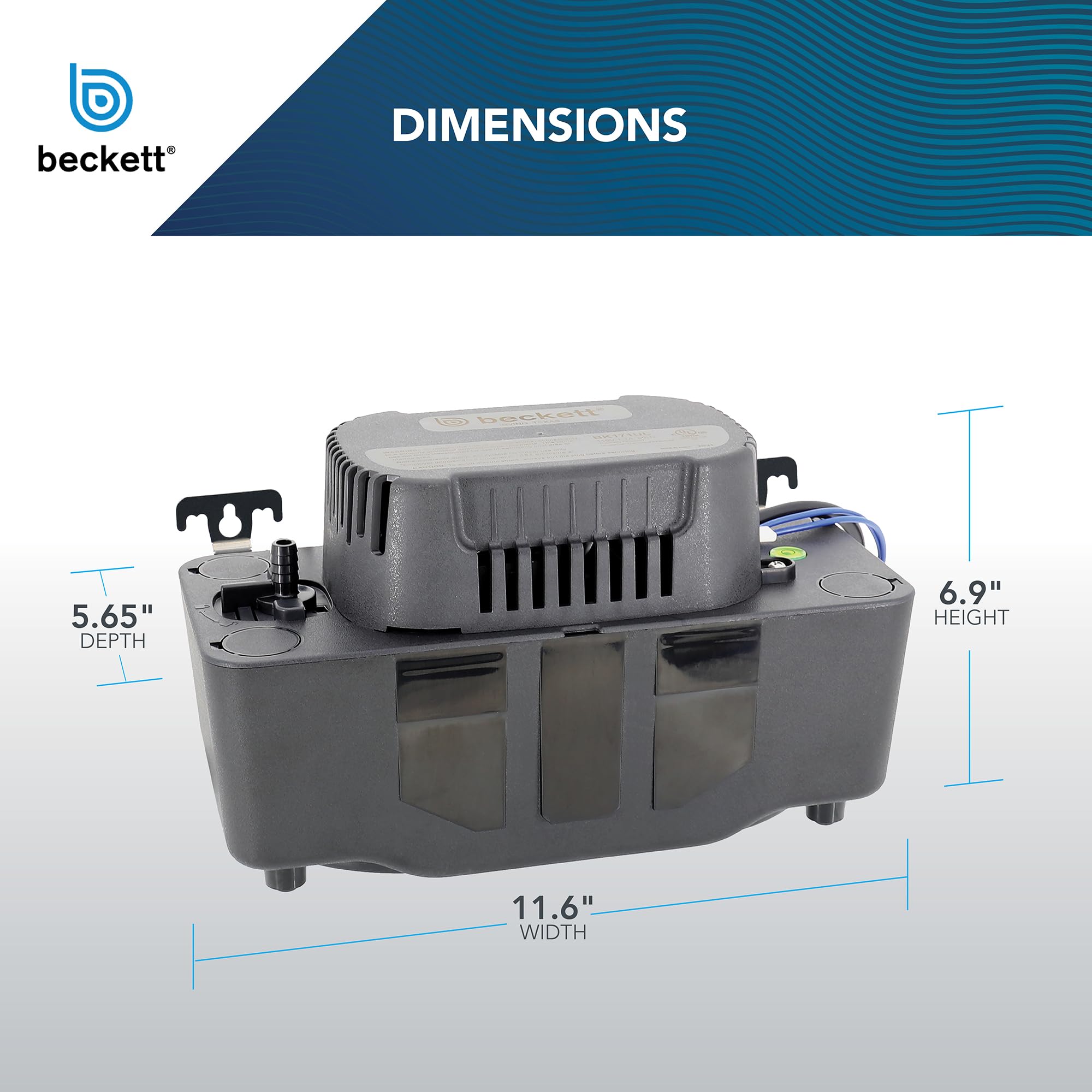 Beckett Condensate Pump - Automatic Drain for HVAC -7 Beckett Condensate Pump - Automatic Drain for HVAC -7