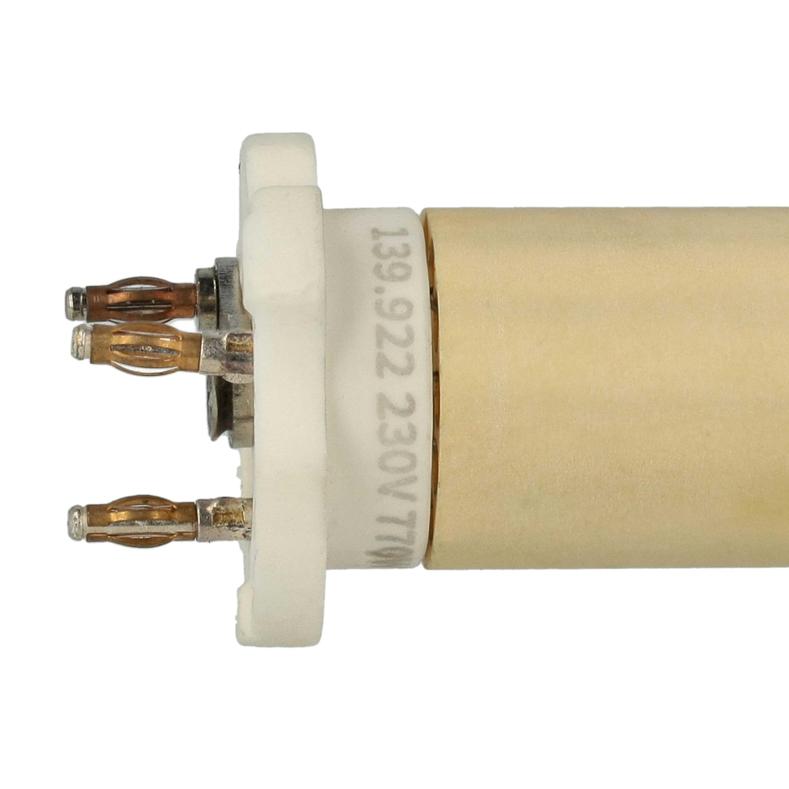 vhbw 2 x element grzejny kompatybilny z pistoletem spawalniczym Leister LHS 15 PREMIUM, CLASSIC, SYSTEM - 770 W, ceramiczny rdzeń grzewczy, 1,68 x 5,5 cm