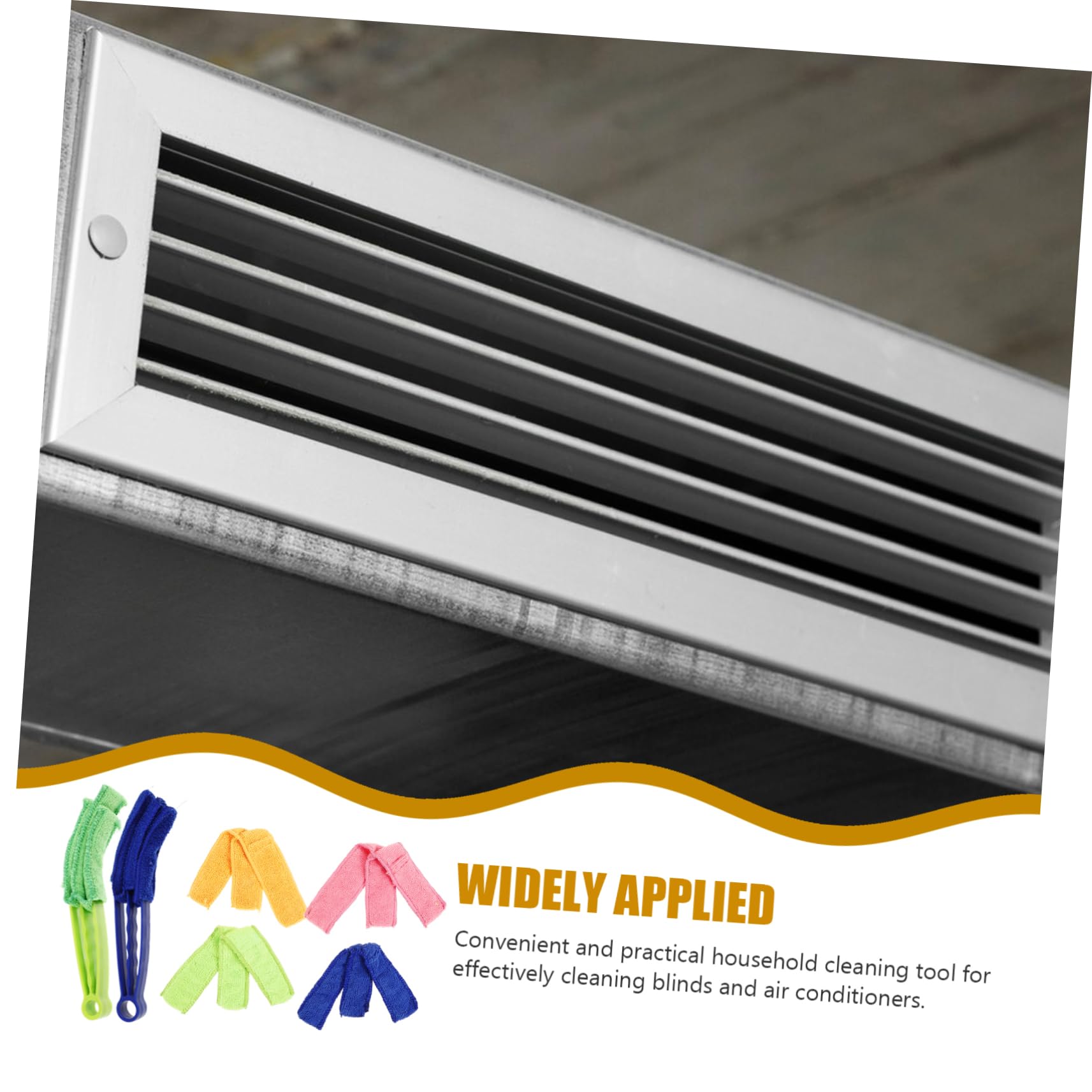 Hemobllo Ciego Cepillo De Limpieza Limpiador De Ventanas Aire Acondicionado Cepillo De Ventilación Obturador De Ventana Limpiador De Ventana Herramientas De Limpieza Ciego