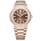 Pagani Design Men's Automatic Mechanical Watch 1728 - Polygonal Dial, Sapphire Crystal, 100m Water Resistant, Stainless Steel Bracelet