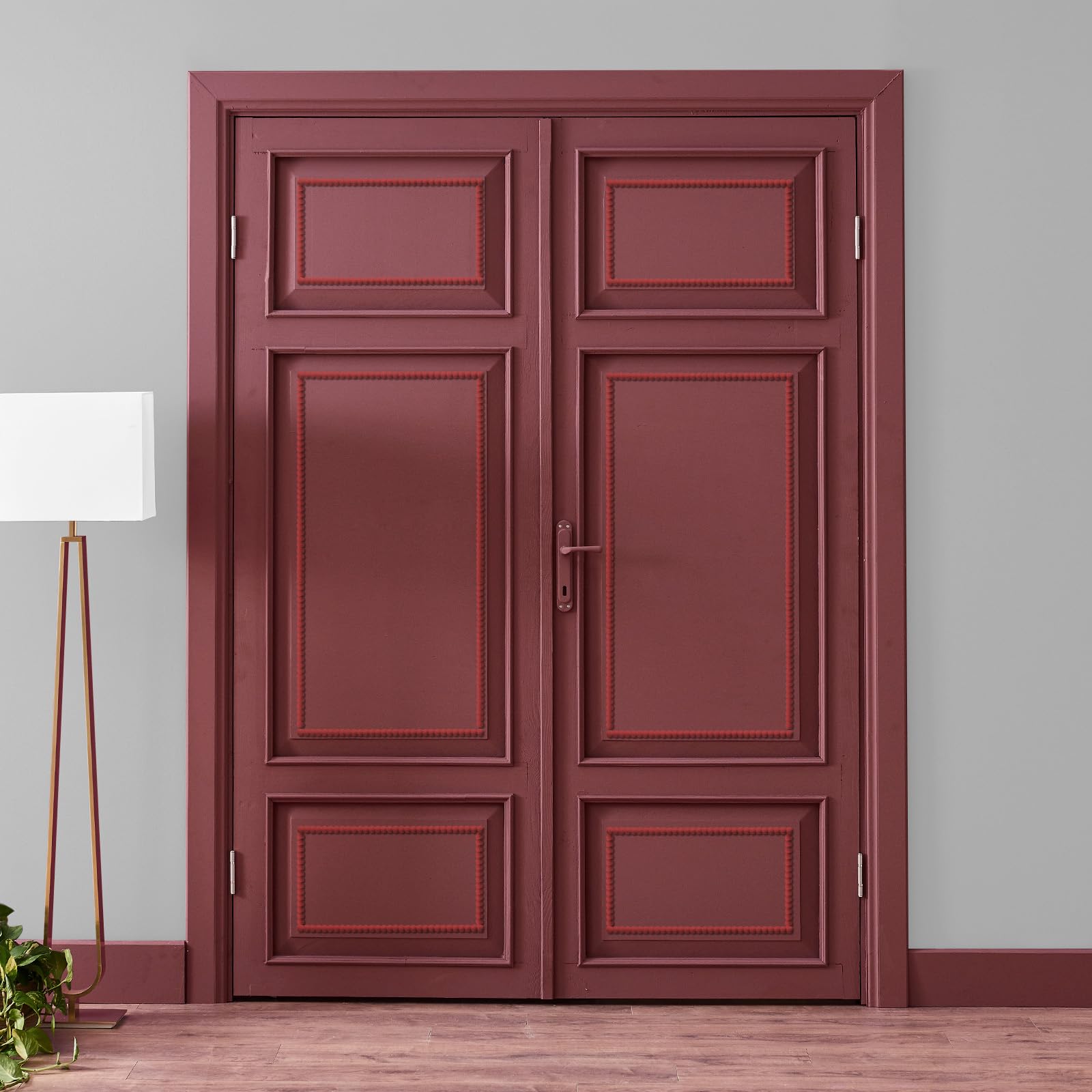 12 Piezas Molduras de Madera con Perlas, Madera de Haya sin Tratar, 40 × 1,4 × 0,7 cm, Listones Decorativos para DIY, Marcos, Pared, Muebles, Puertas y Ventanas (Pintable, Madera Natural)