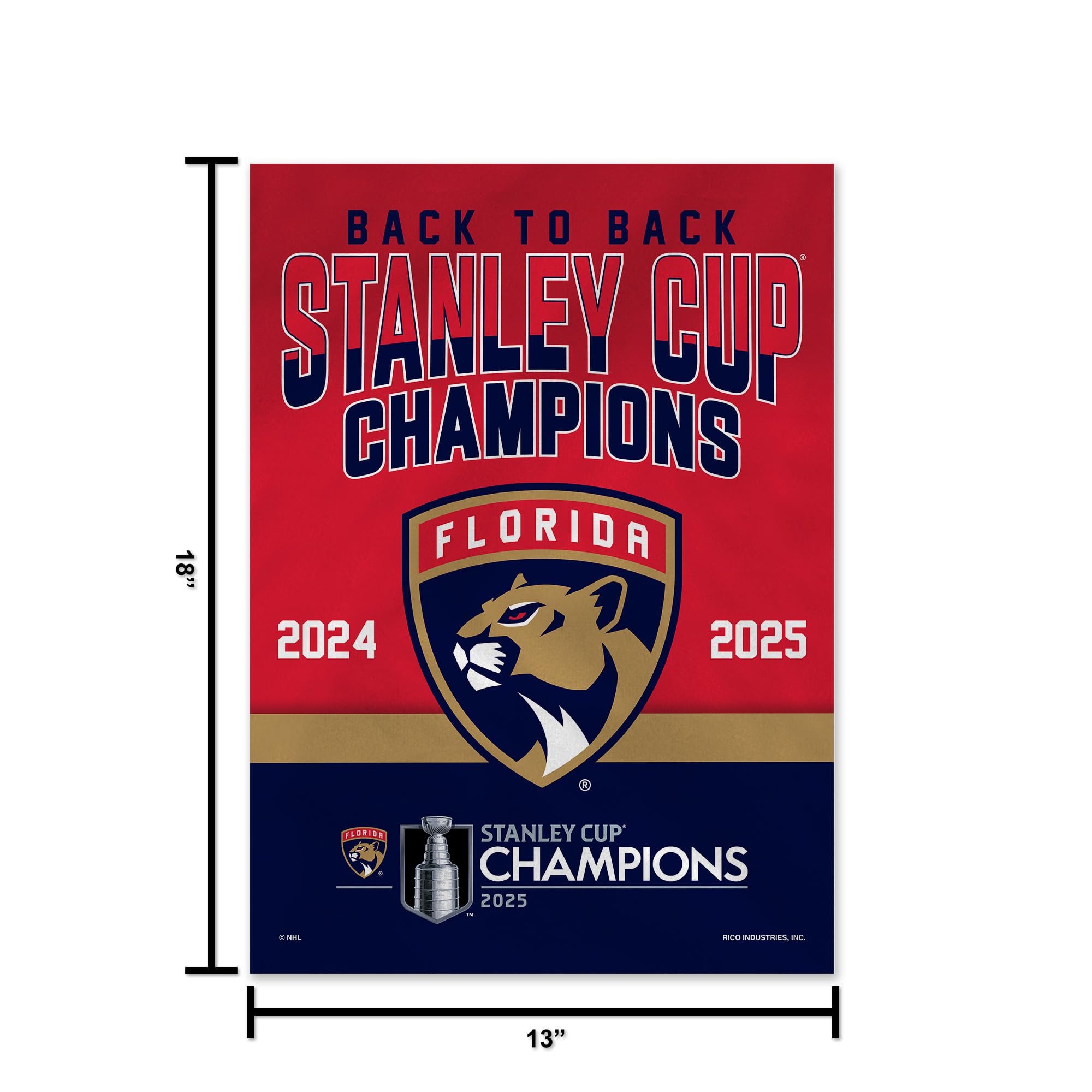 Amazon.com : Greater Distance NHL Hockey Florida Panthers Back To