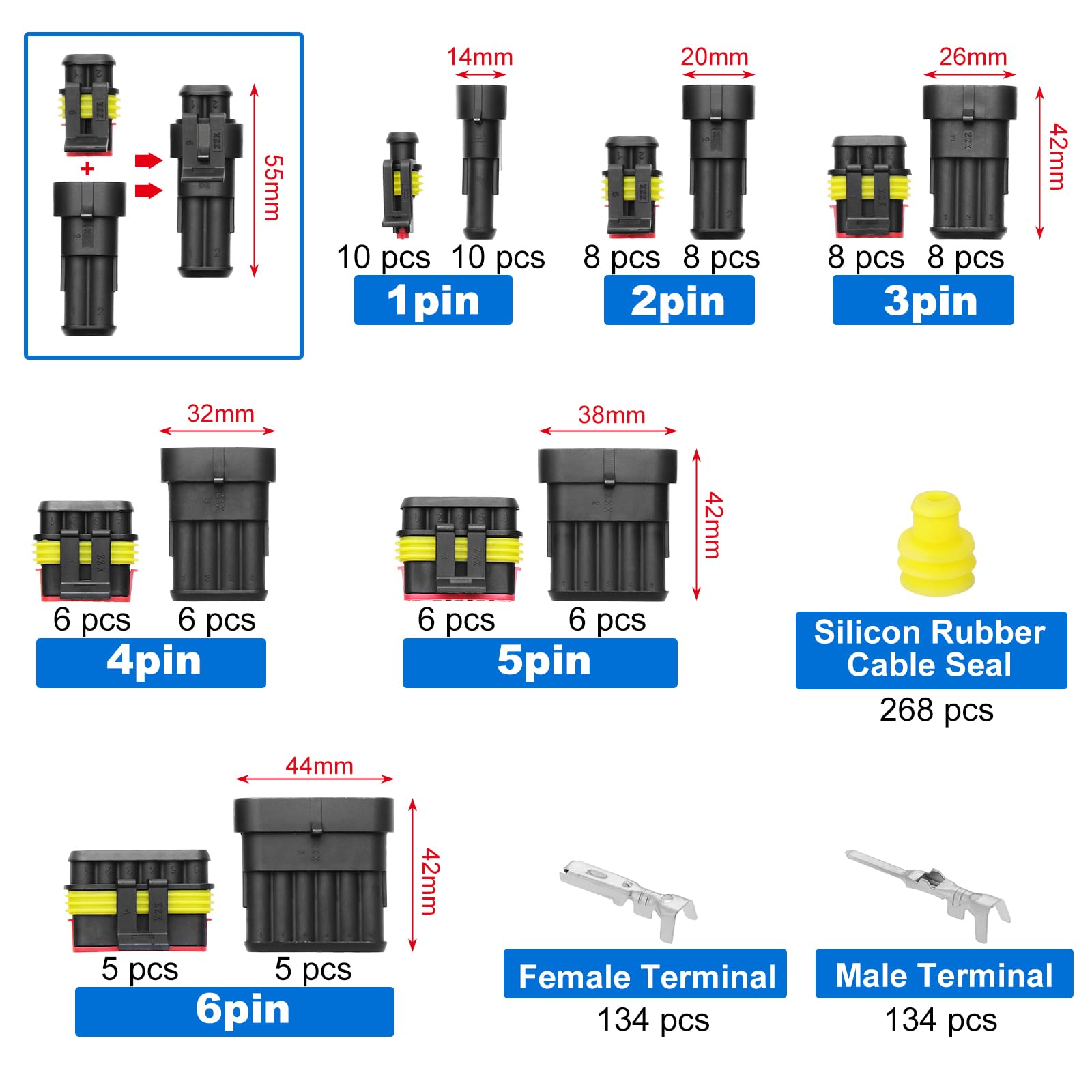SIGILLO ROSSO PER CONNETTORE ELETTRICO | Tutto Trattori Ricambi - Foto 1