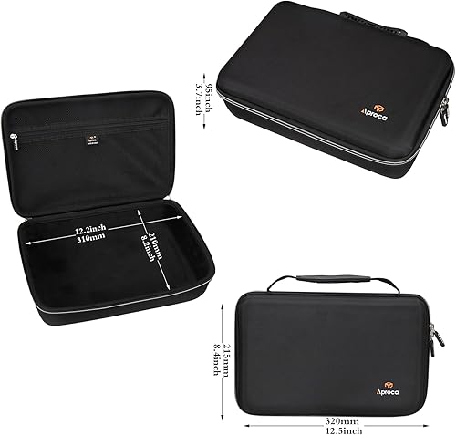 Miniatura 6 de Aproca Estuche de viaje de almacenamiento duro, para calculadora de impresión de tinta Sharp EL-1801V y rollos de papel térmico