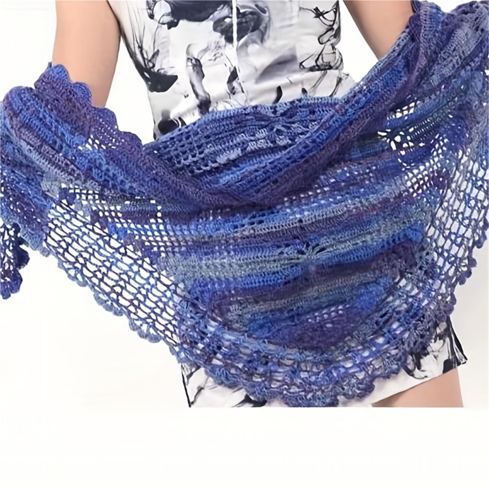 Hilo degradado 3 uds 100g hilo de lana colorido degradado for tejer a mano bufandas sombrero hilos Crochet y chal manta suéter calcetín línea para suéteres, bufandas(Set2)
