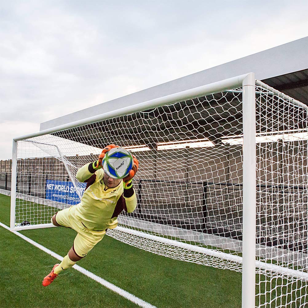 Aoneky Soccer Goal Net 24 x 8 Ft Full Size Football Goal Post
