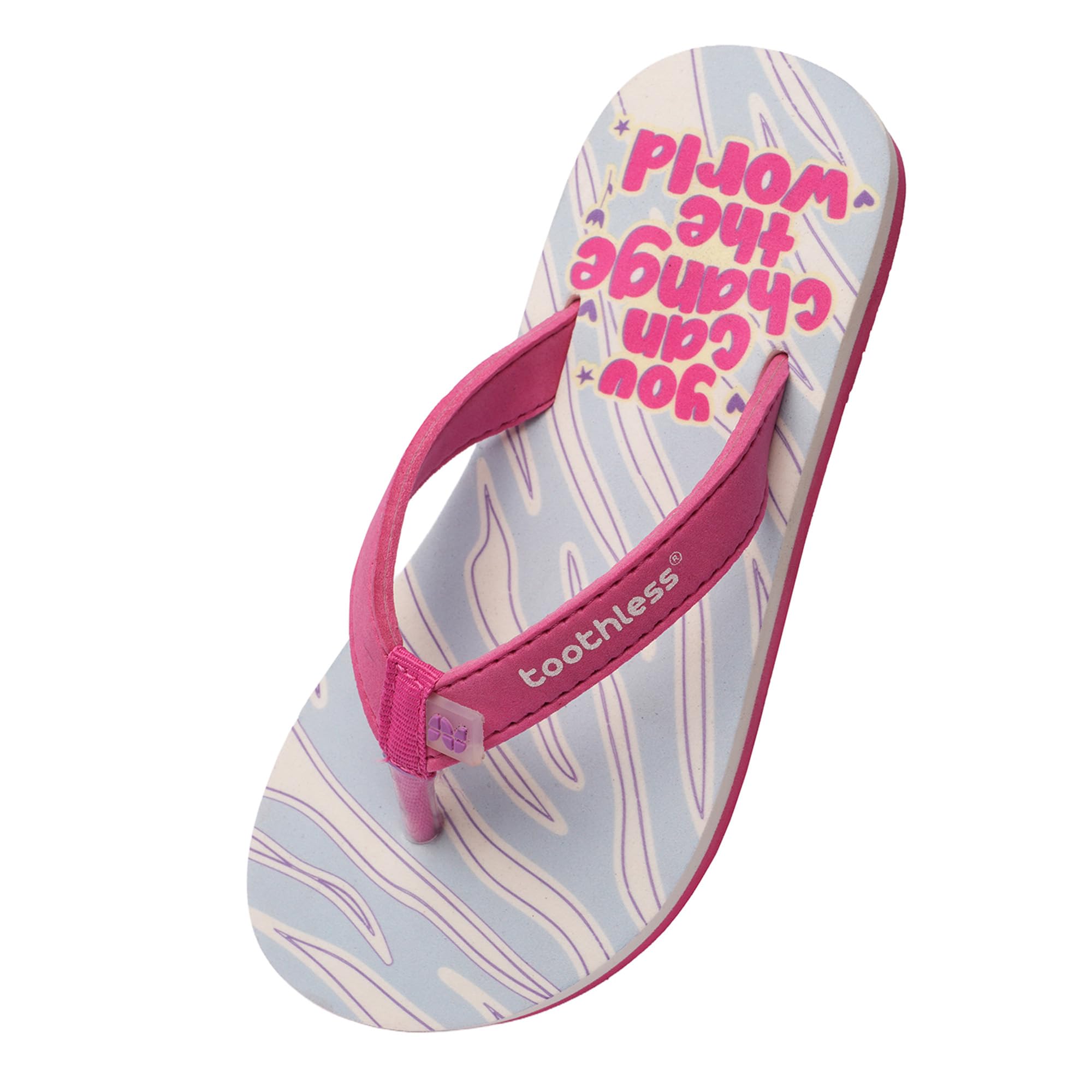toothless Kids Printed Flip Flop | Soft EVA Sole | Anti-Slip | Comfortable Wear | Lightweight | Durable | Summer Footwear for Boys & Girls | Casual Slippers