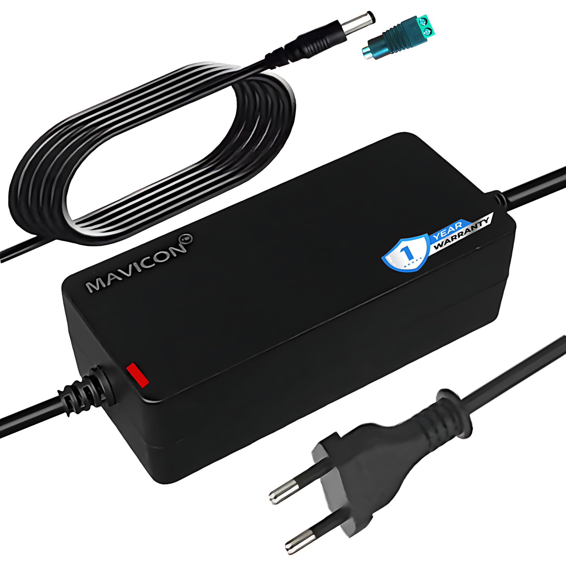 MAVICON 12 Volt 5 amp dc Adapter (12v 5a smps) 60w smps for dvr, nvr, CCTV Camera, dc Fan, LCD Monitor, LCD Strip, tv, Router 12 Volt 5amp smps Power Supply with 5.5x2.5mm pin (Pack of 1)-image-18