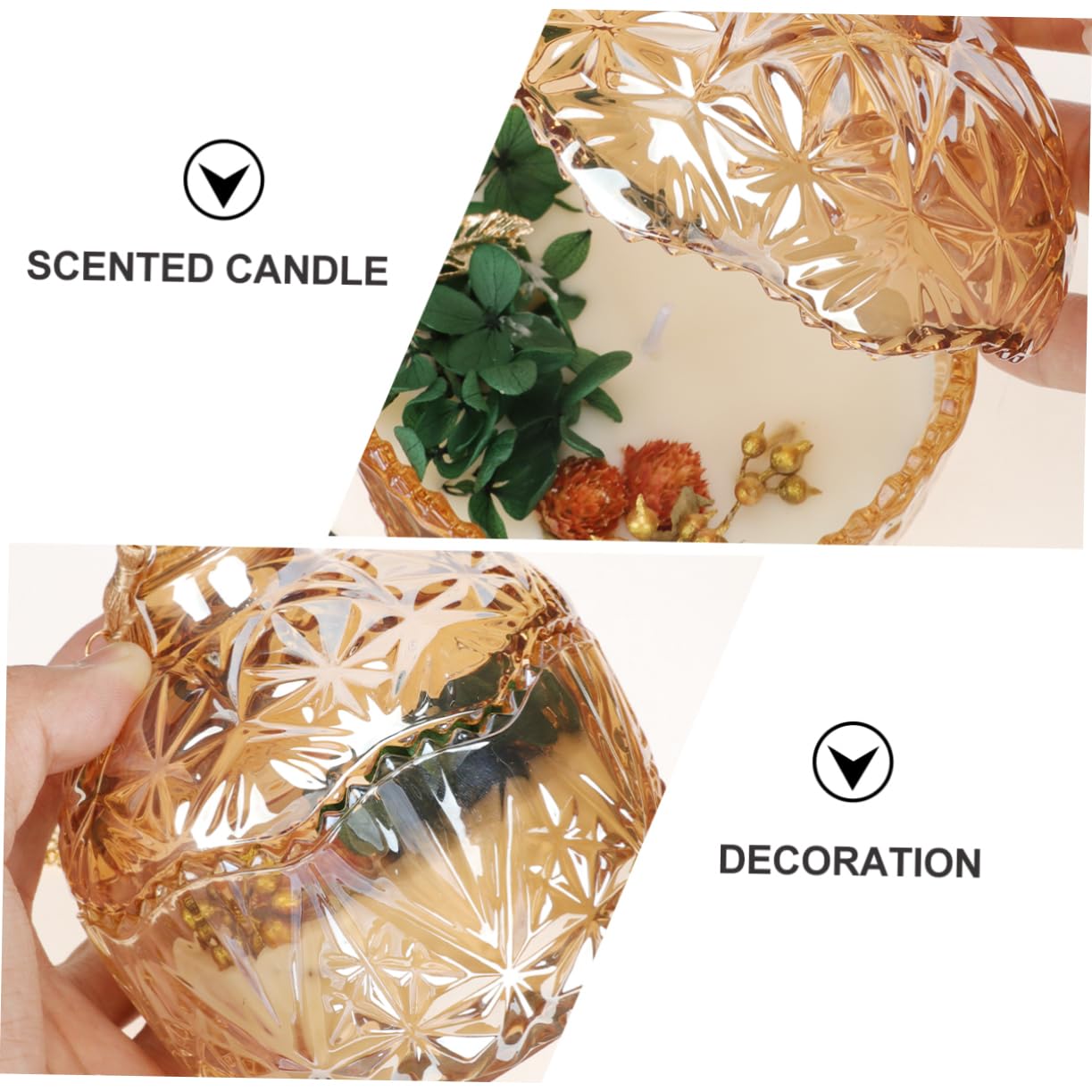 Cabilock Velas de Aromaterapia de Cera de Soja Aromática Perfumada Adorno para Habitación y Decoración del Hogar Velilla Olor