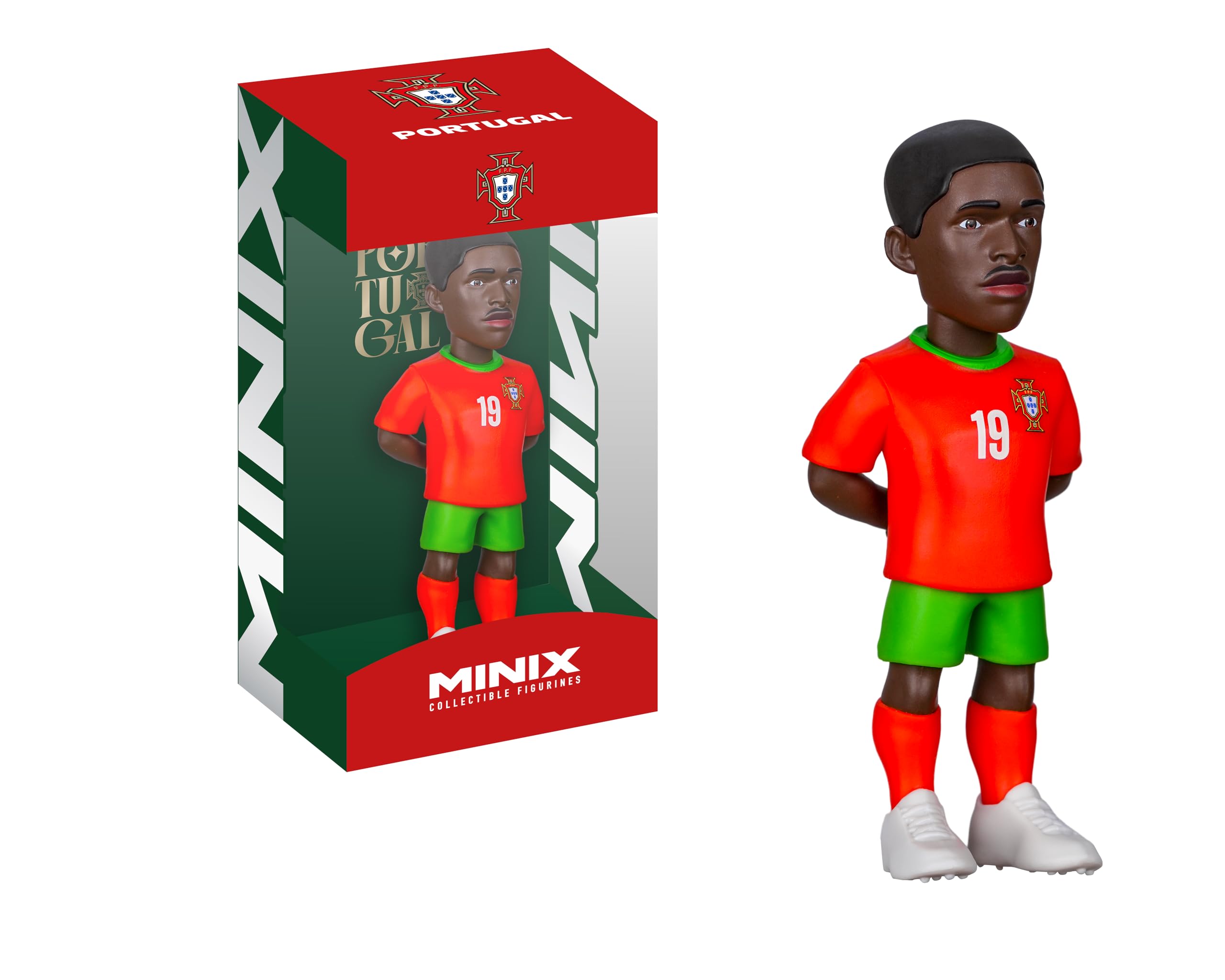 MINIX - Football Stars - World Cup #140 - Portugal - Mendes - Collectible Figure 12 cm