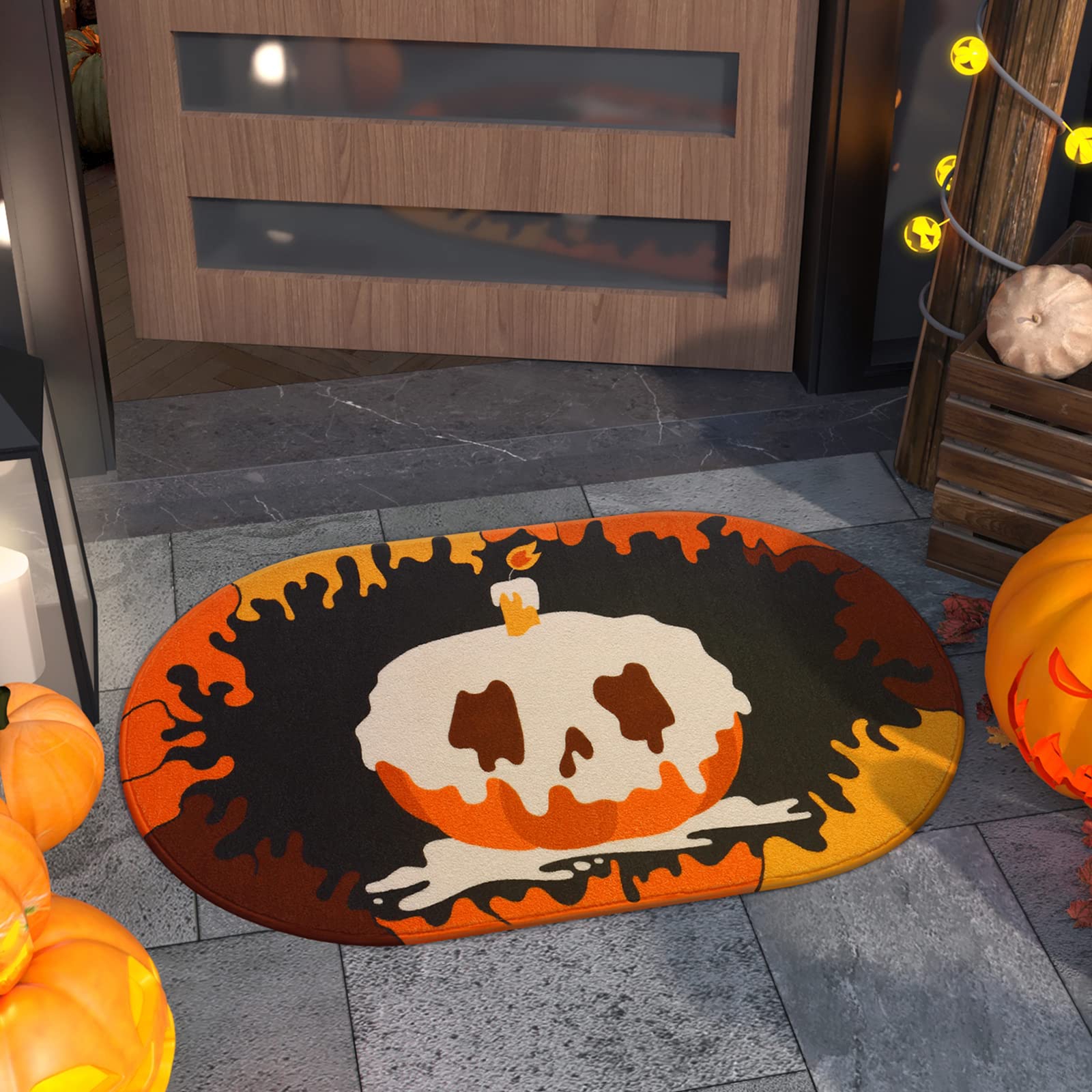Halloween Door Mat Indoor Outdoor Halloween Funny Mat, 20”x32