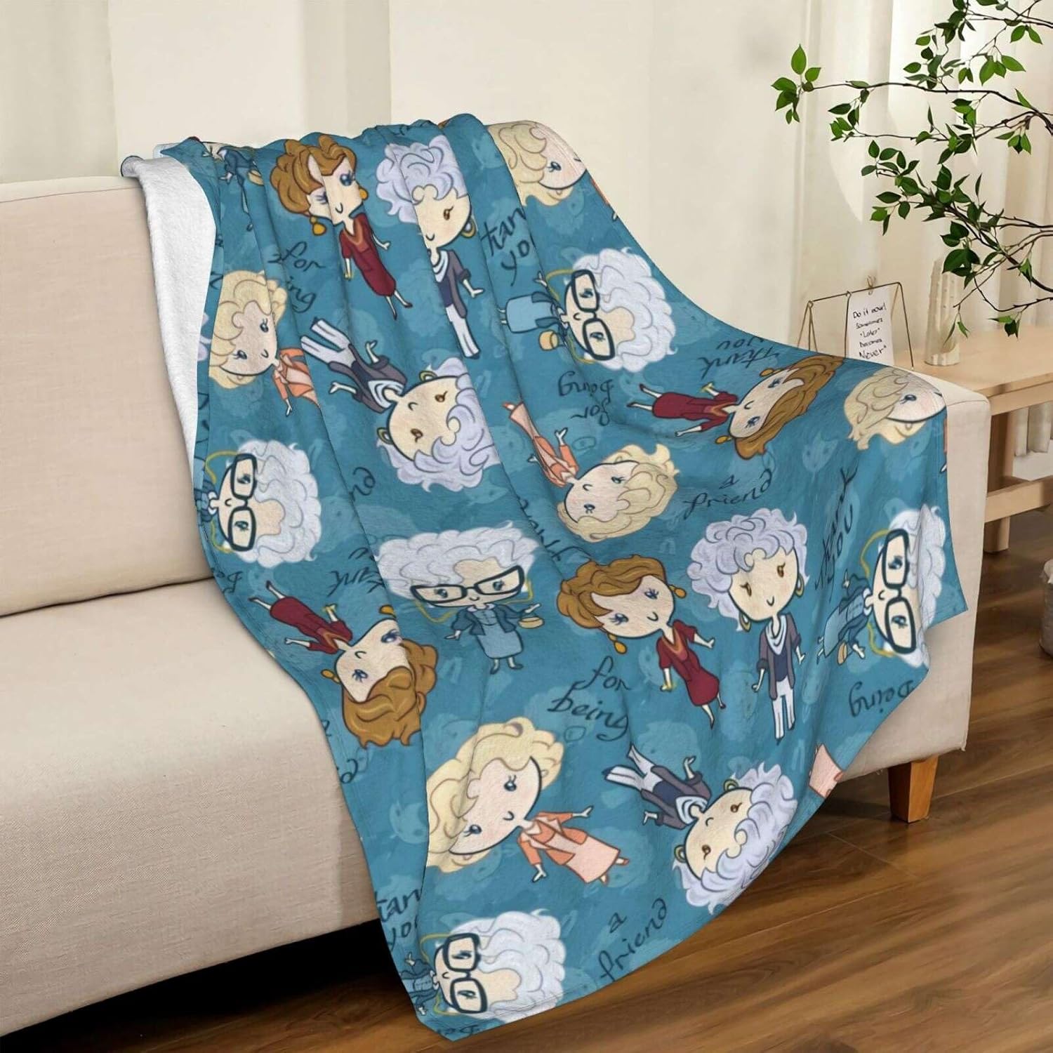 Golden Girls Blanket Gifts 60x50 Throw Blanket Lightweight Golden Girls Merchandise for Couch Bed Sofa Car - Image 9